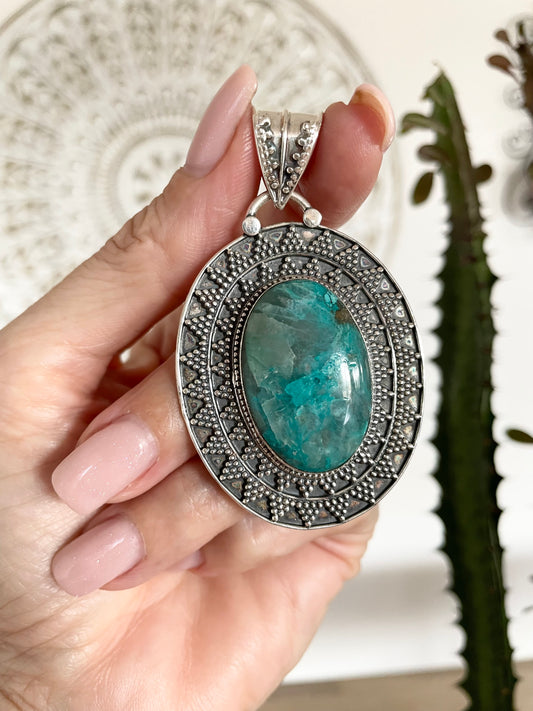 Chrysocolla Pendant