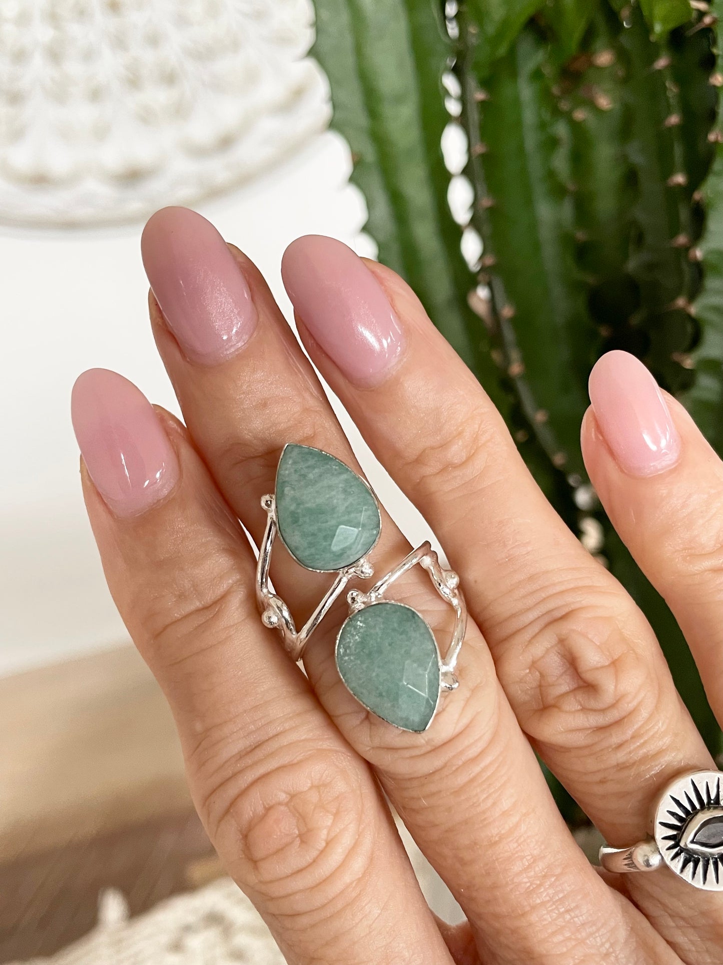 Amazonite Ring  ~ size 7.5