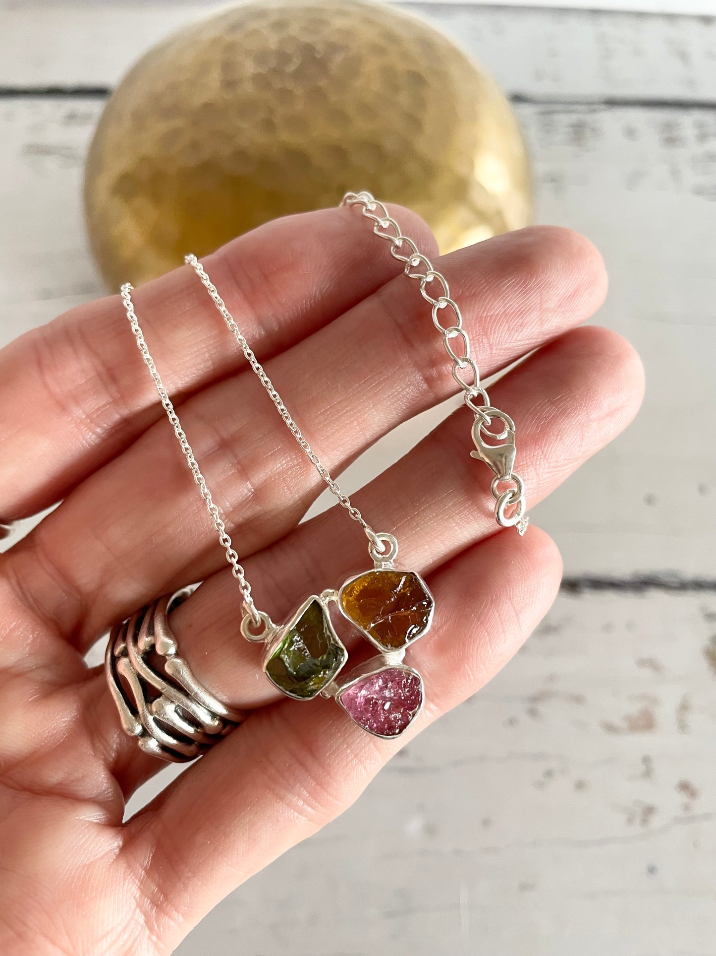 Multi Tourmaline Necklace