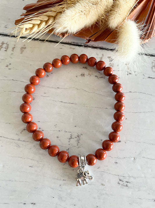 Red Jasper Healing Anklet