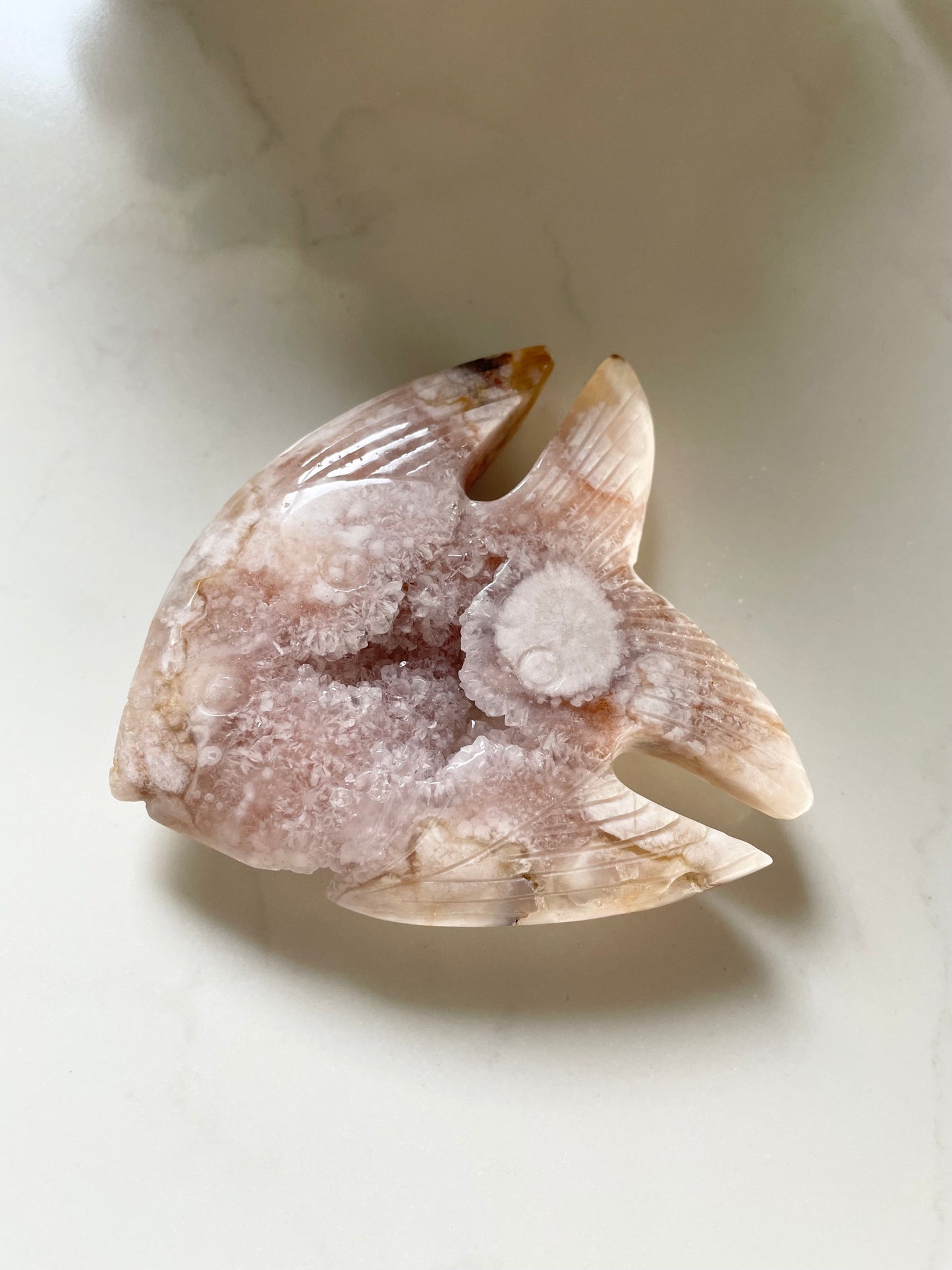 Flower Agate Angel Fish