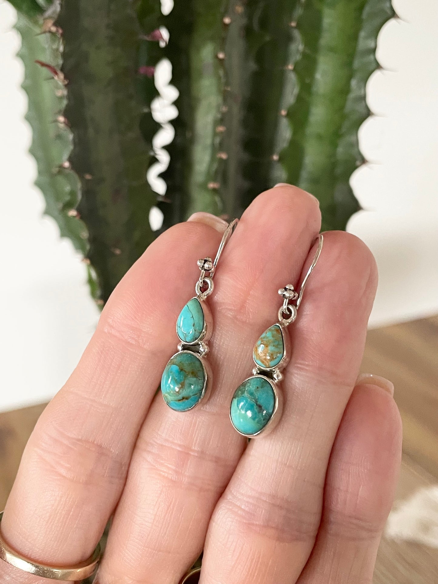 Kingman Turquoise Dangles