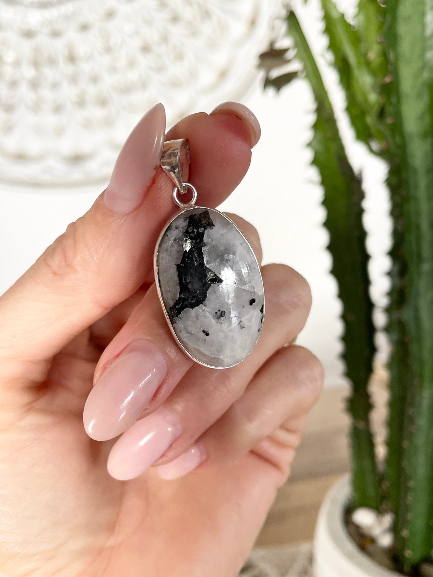 Rainbow Moonstone Pendant