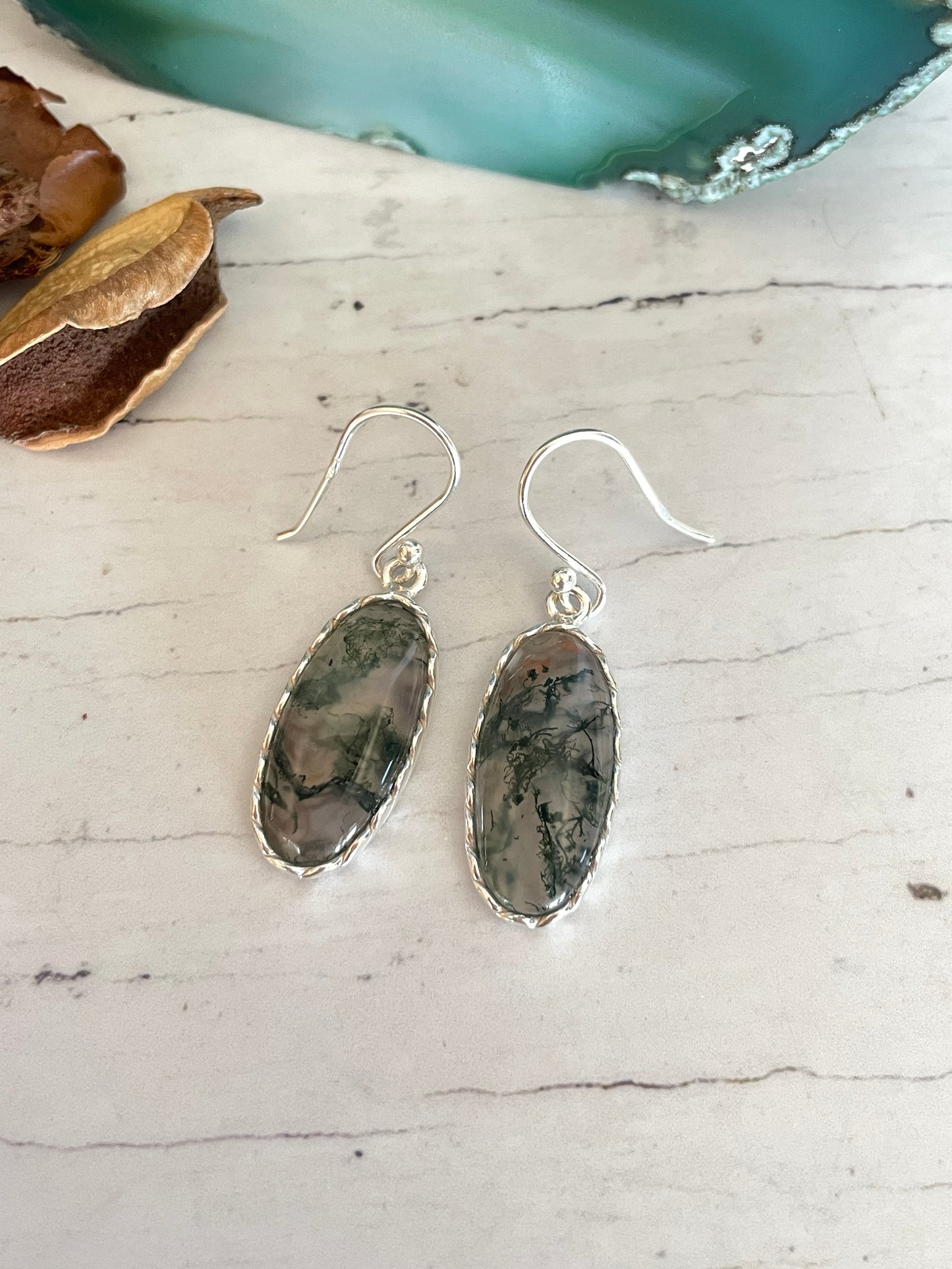 Moss Agate Silver ~ Bliss