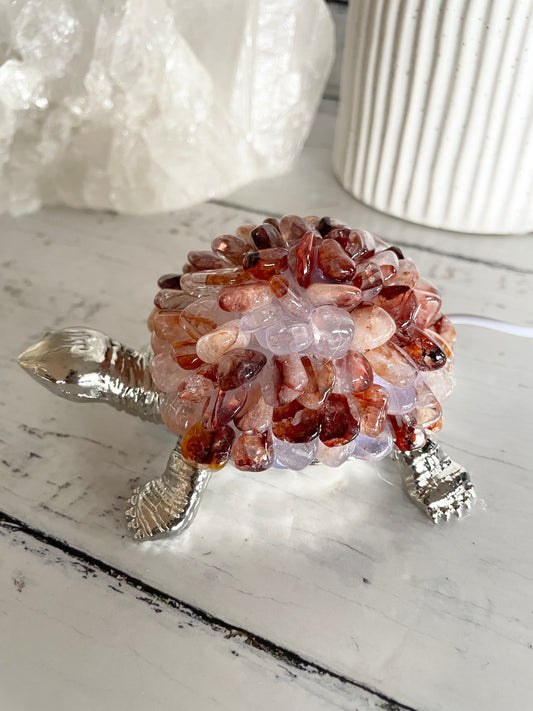 Tortoise Led Lamp ~ Fire Quartz