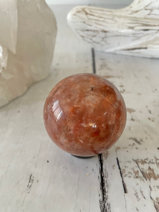 Sunstone Sphere Includes Wooden Holder