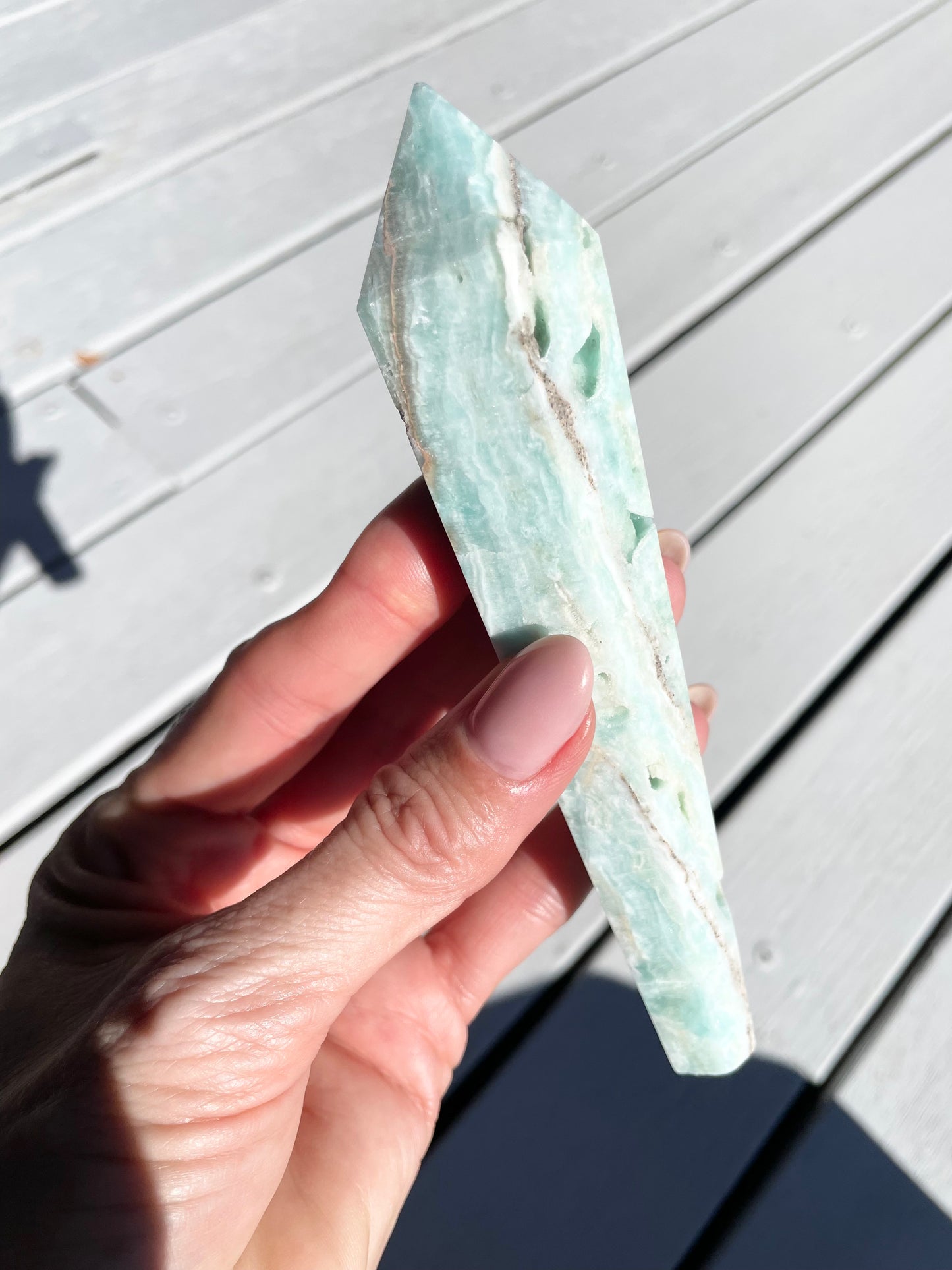 Hemimorphite Torch/Point