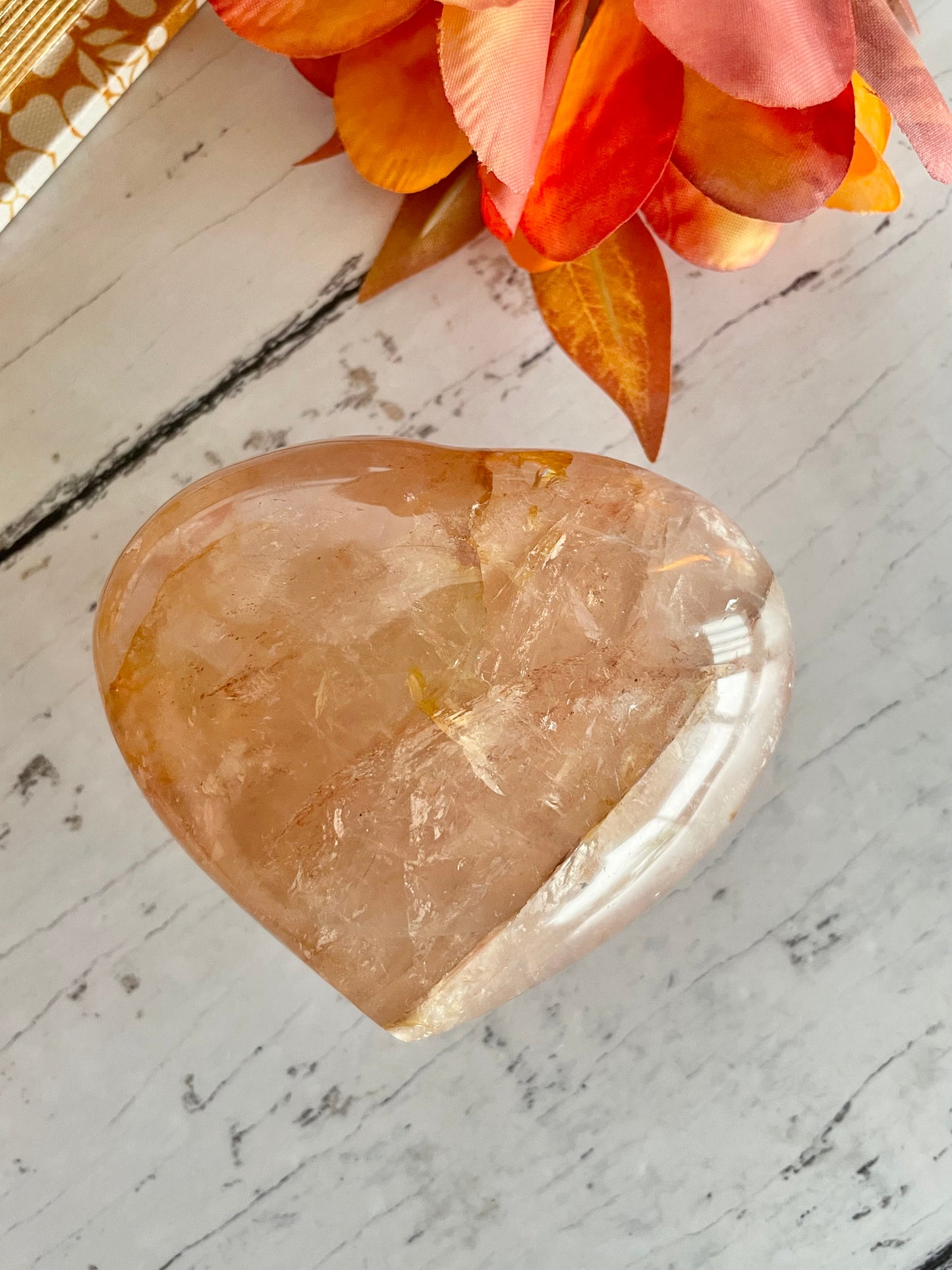 Fire Quartz Heart