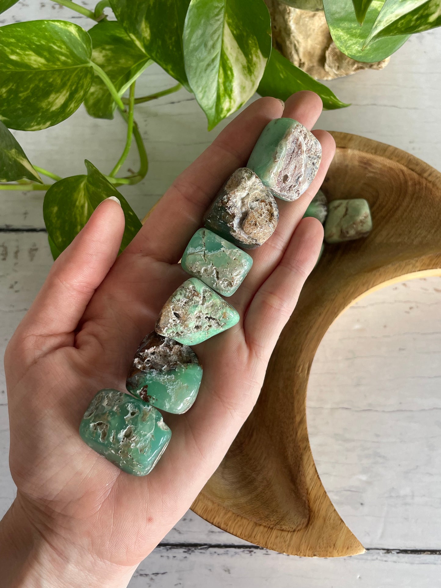 Chrysoprase Tumble Stones