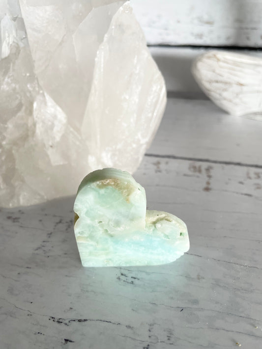 Hemimorphite Heart
