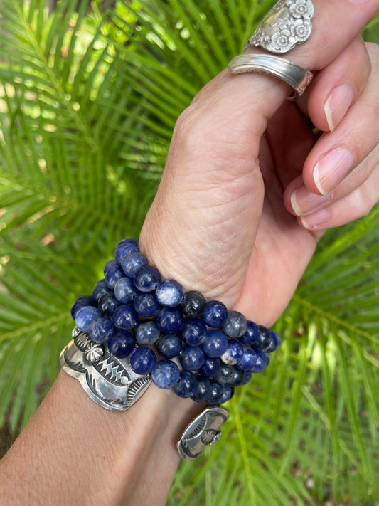 Sodalite SPIRITUAL GROWTH Healing Bracelet ©️