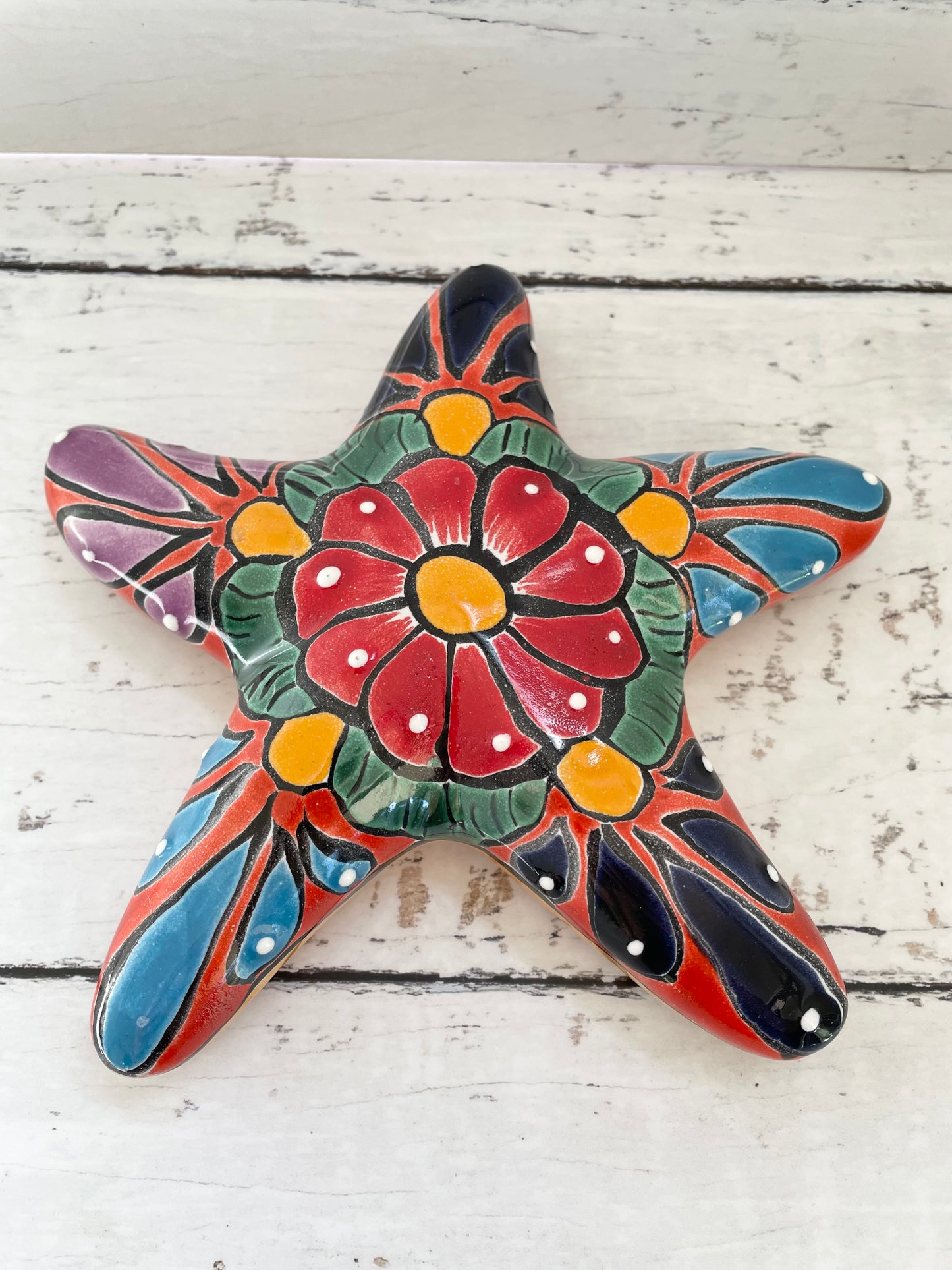 Mexican Talavera Starfish