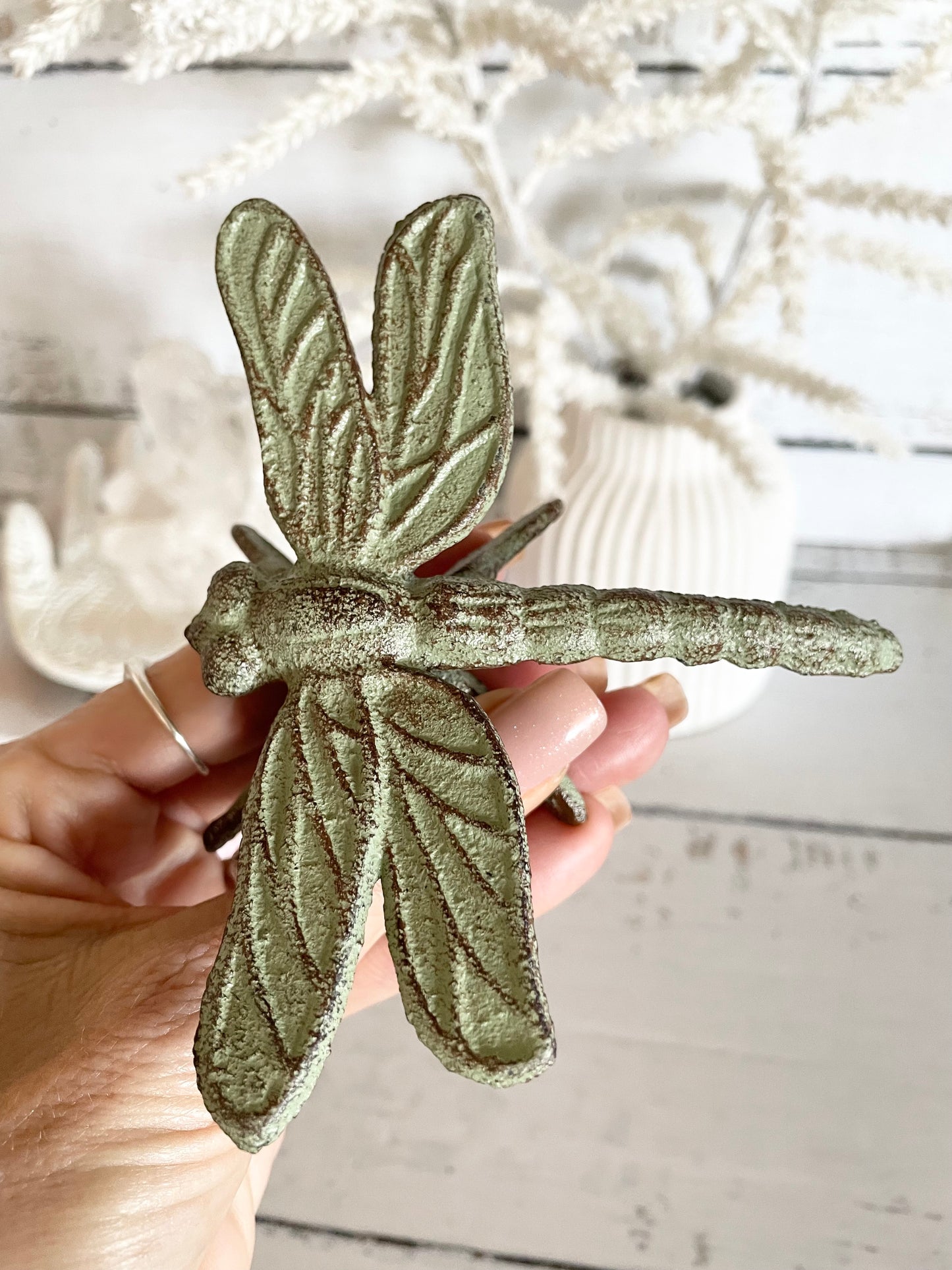 Sitting Dragonfly Antique