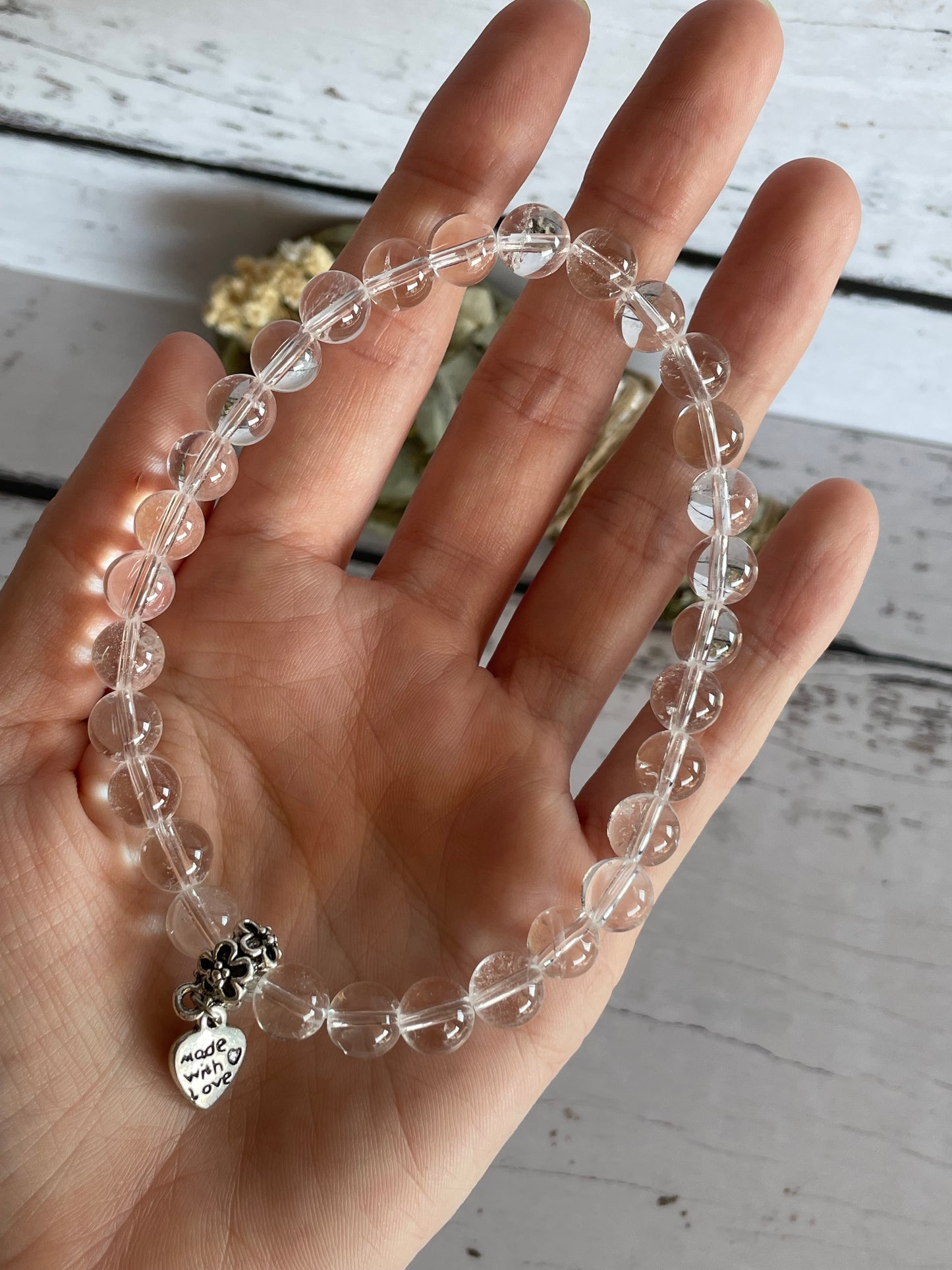 Clear Quartz Healing Anklet ~ White Light ©️