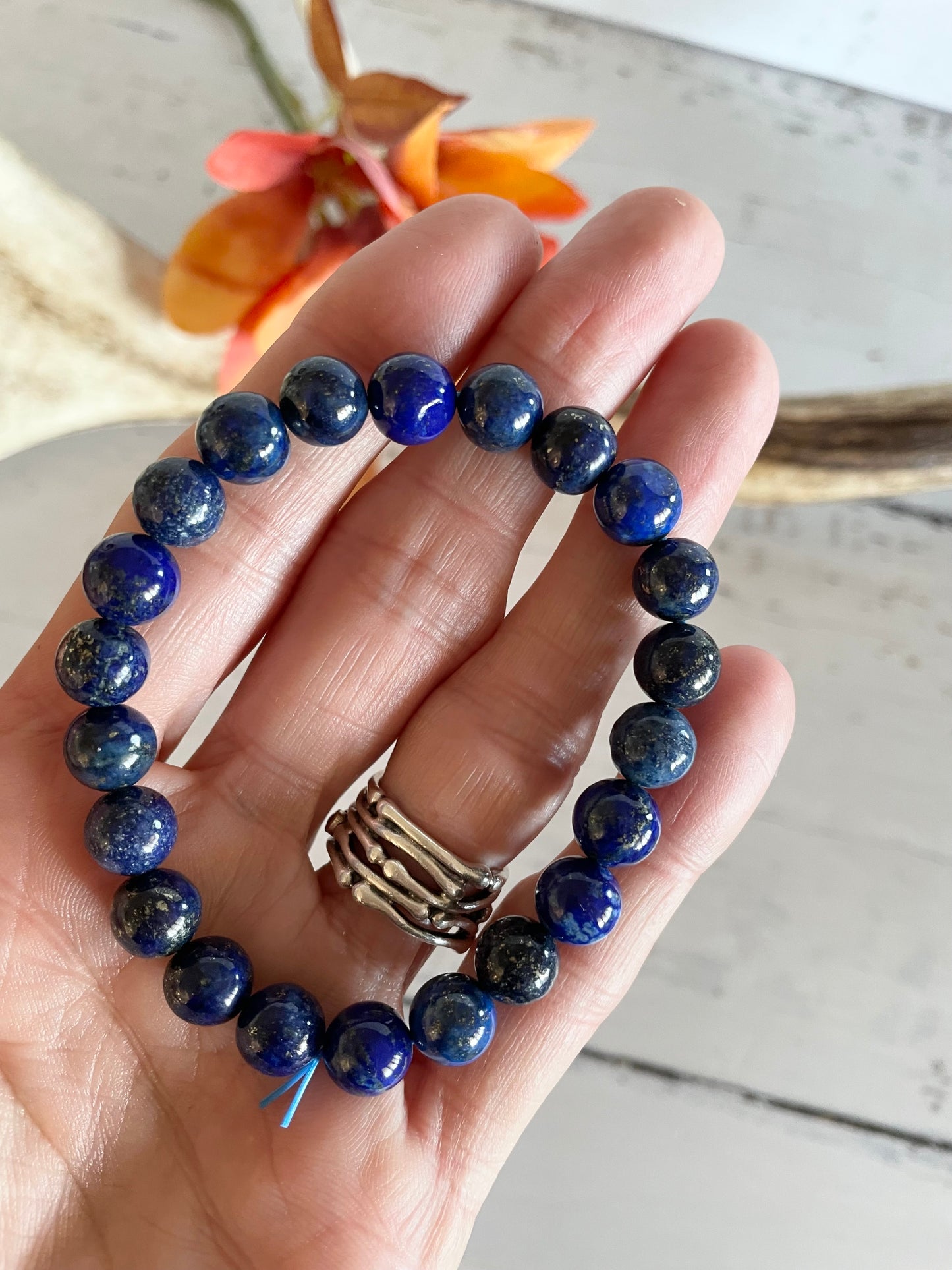 Lapis Lazuli MANIFESTING Healing Bracelet ©️