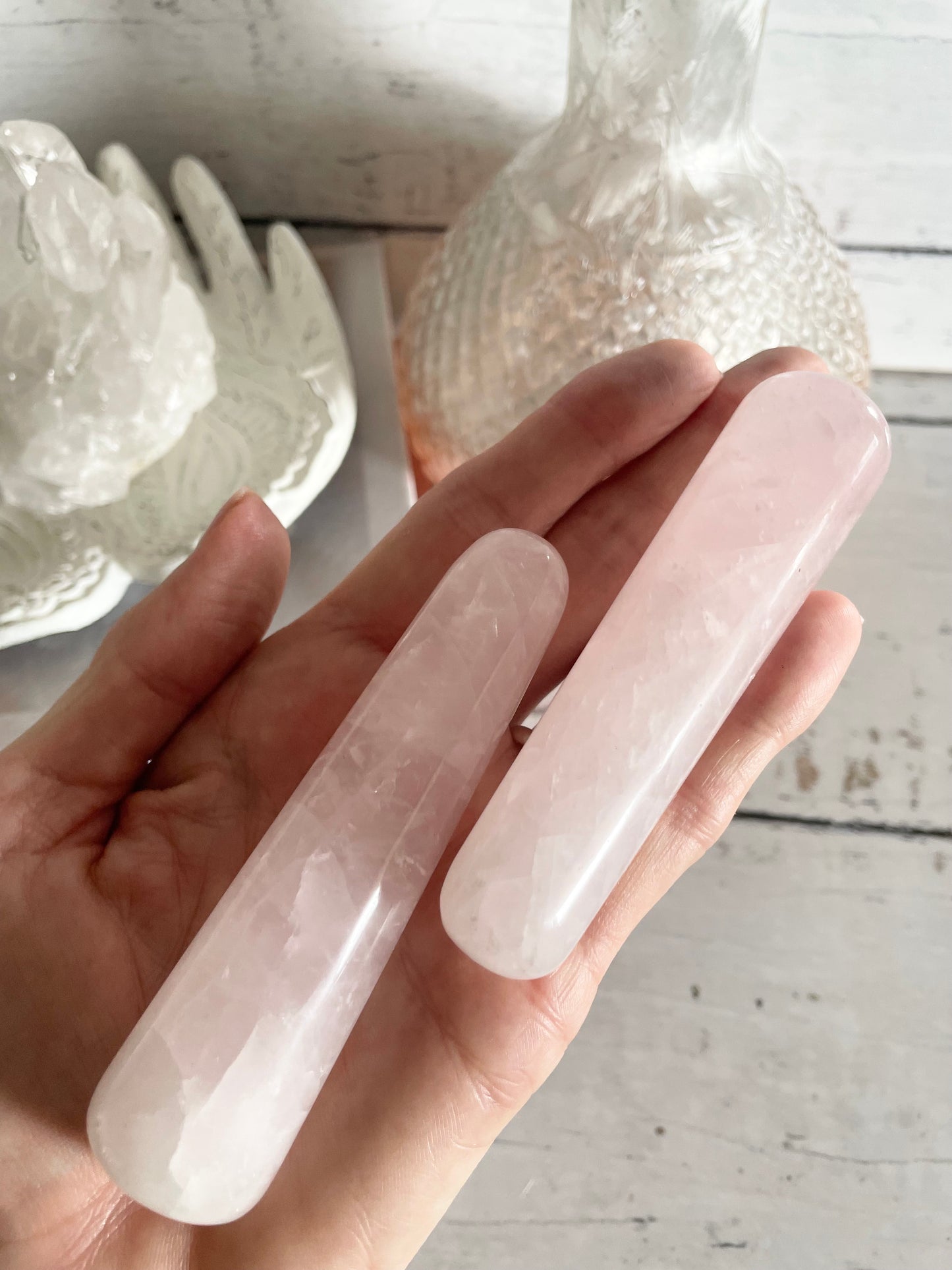 Intuitively Chosen ~ Rose Quartz Healing/Massage Wand