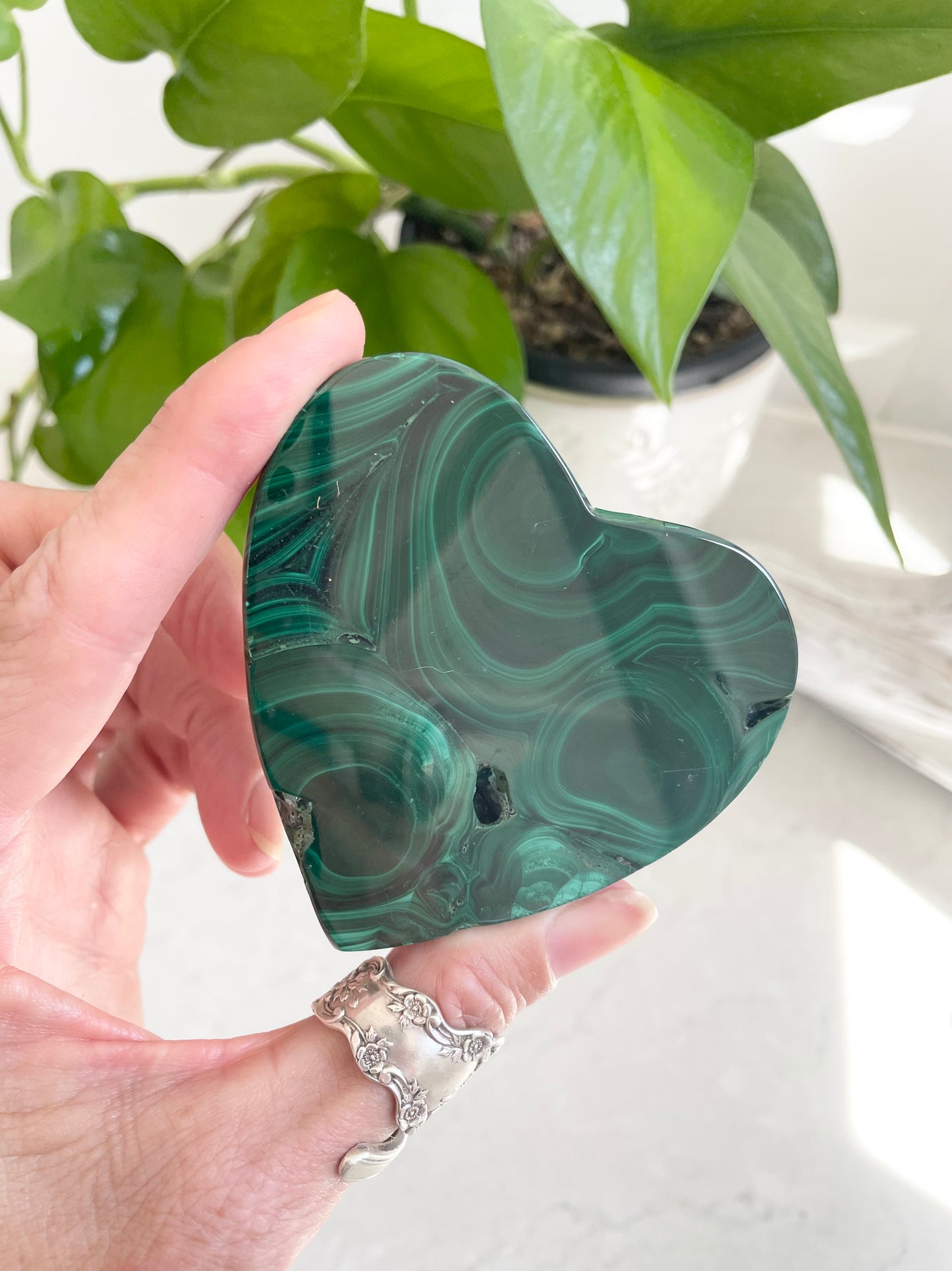 Malachite Heart