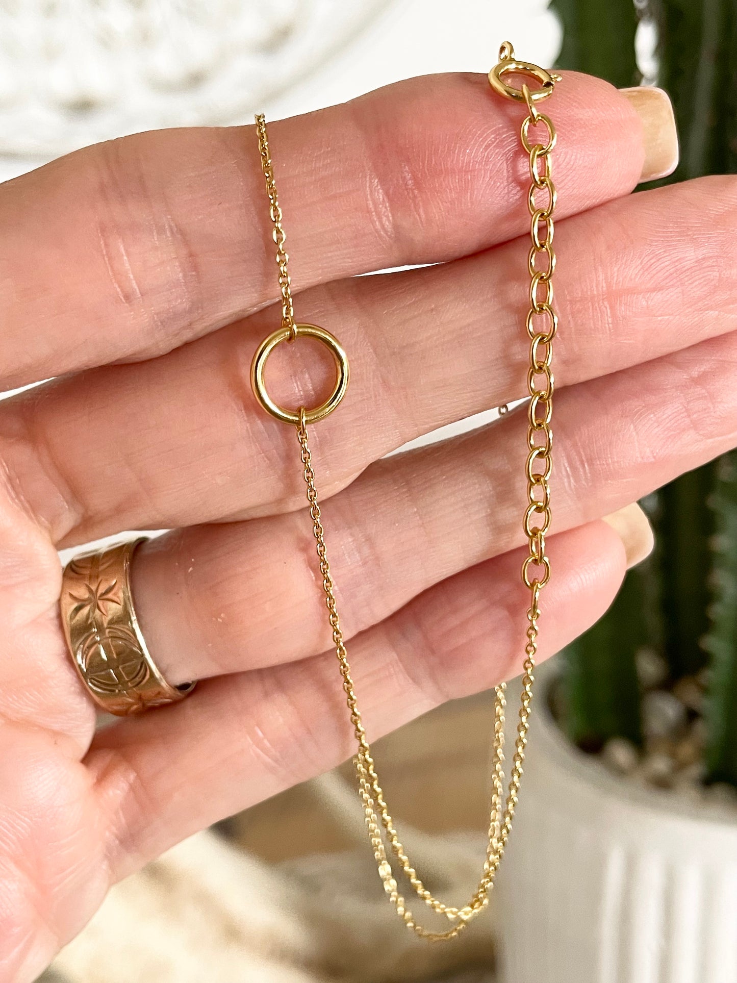 18K Gold Electroplated Eternal Soul Necklace