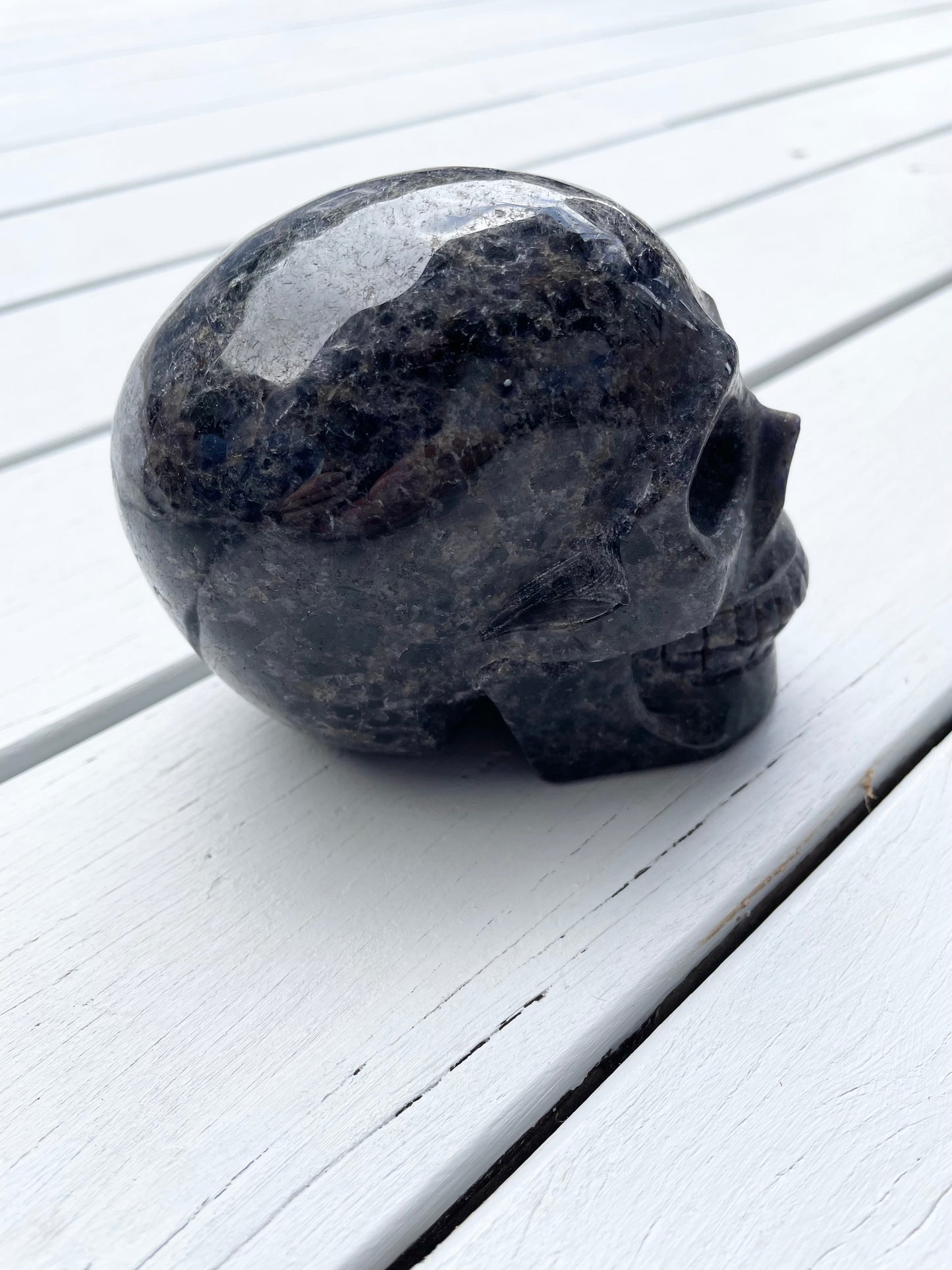 Iolite Skull