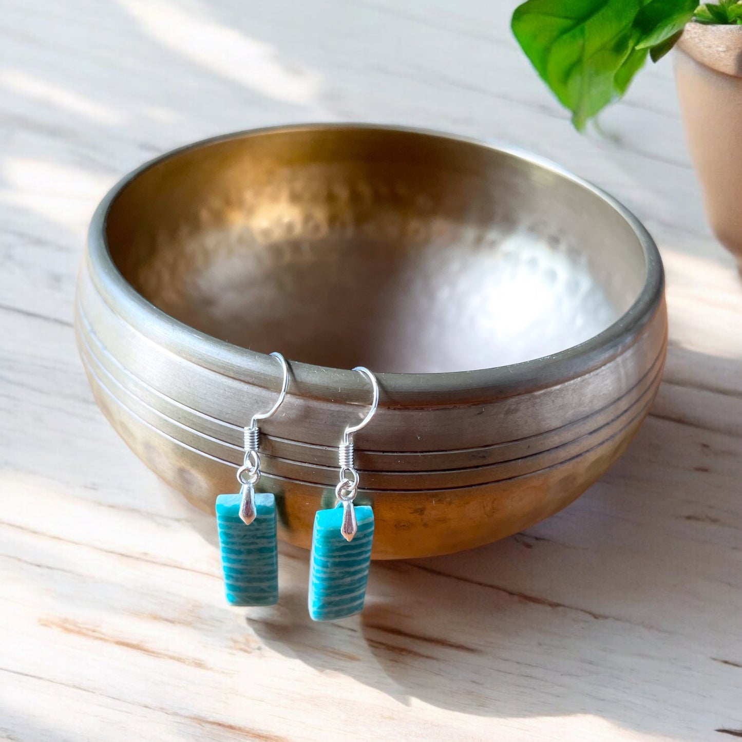 Sweetgrass Studio ~ Amazonite Dangles