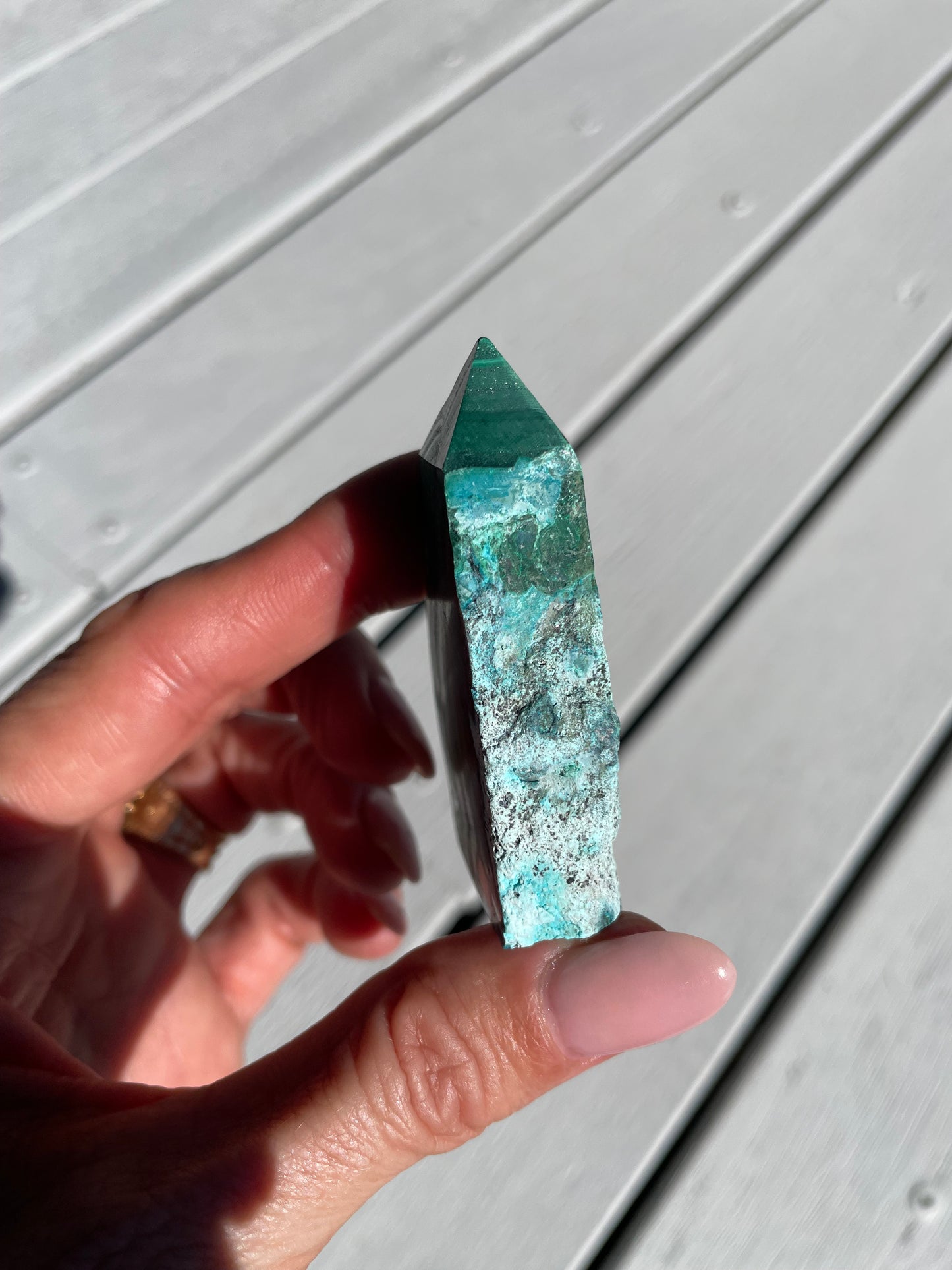 Chrysocolla Malachite Freeform