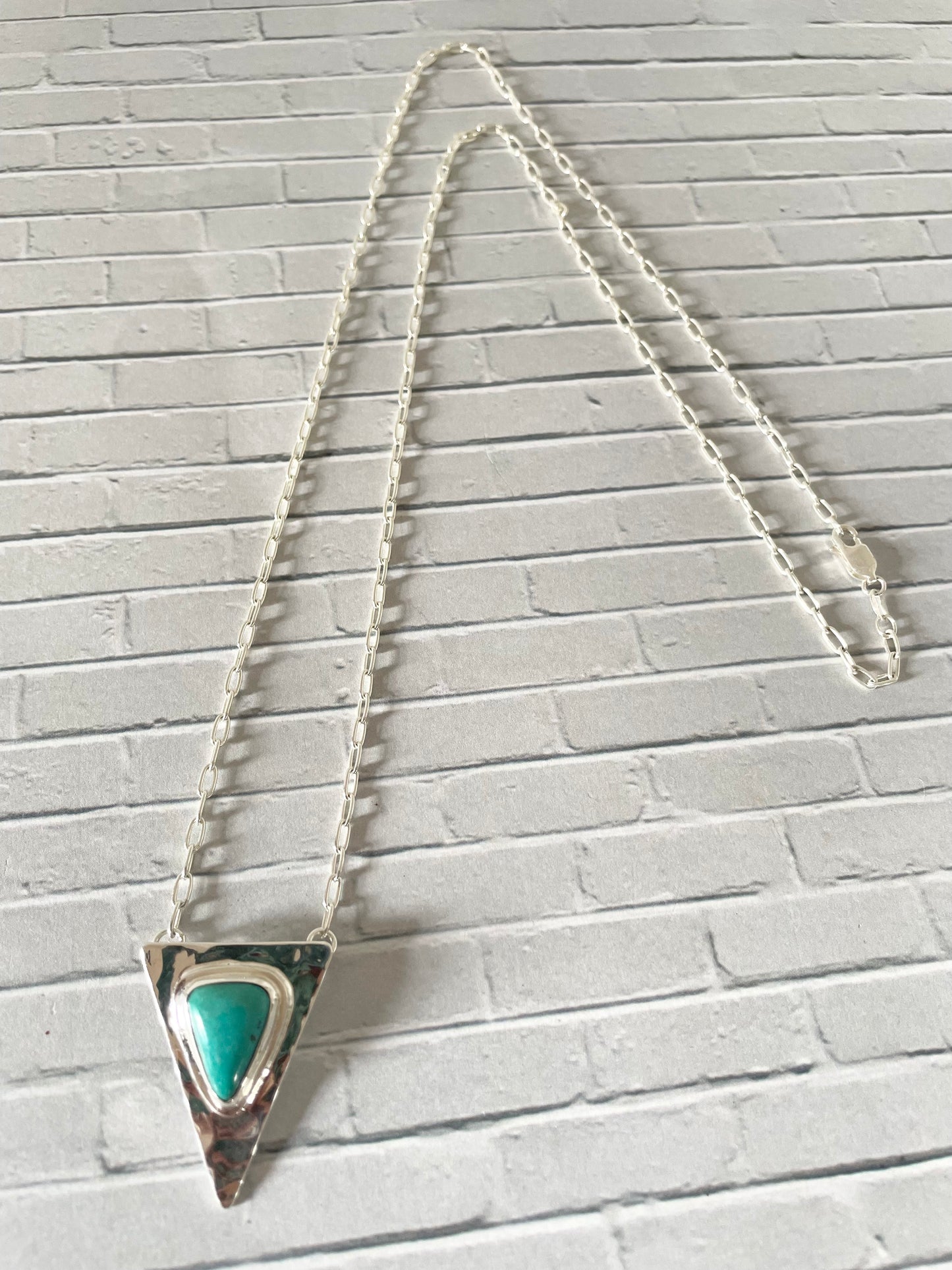 Arizona Turquoise Silver Necklace