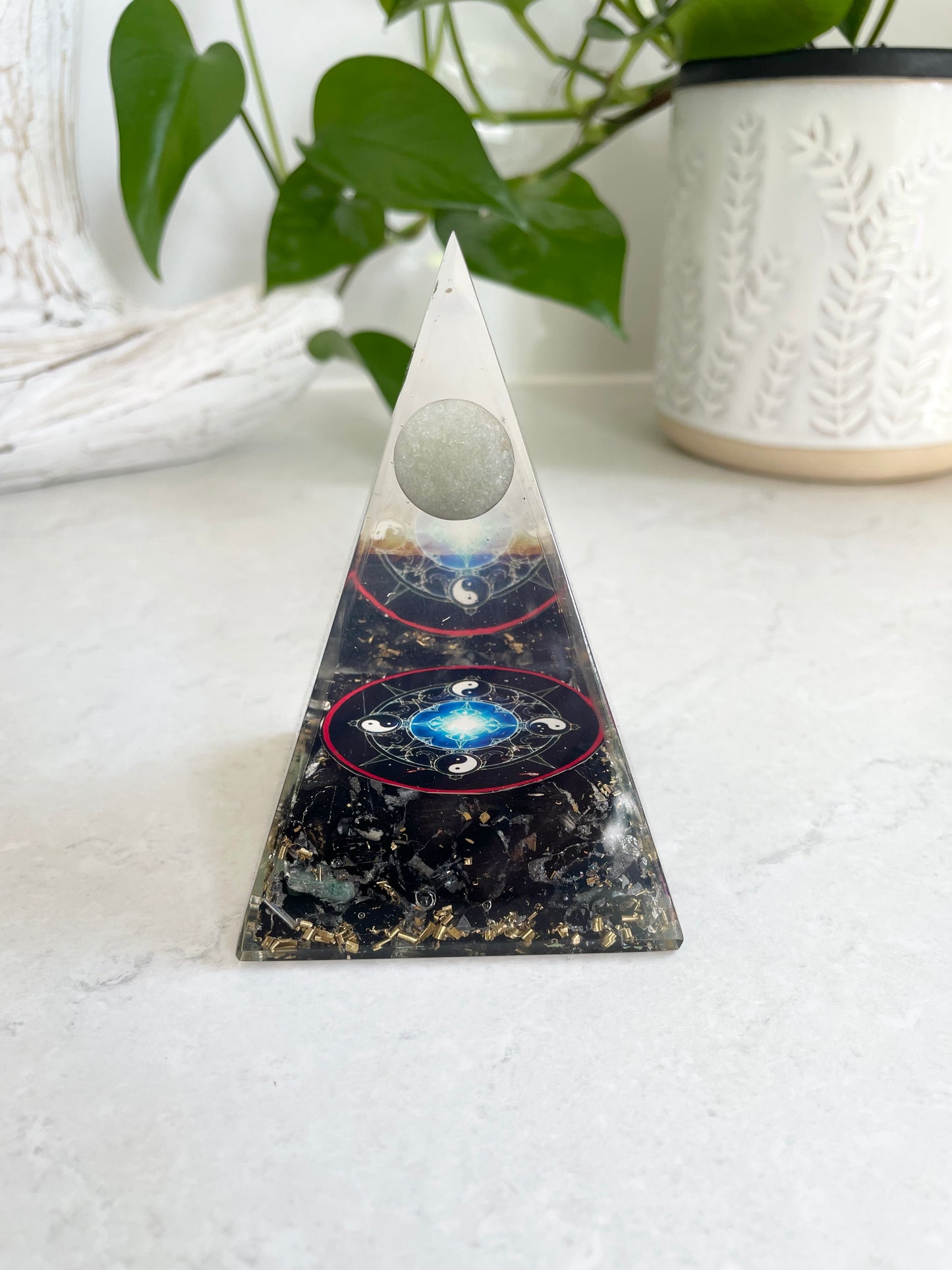 Orgone Pyramid ~ Black Tourmaline