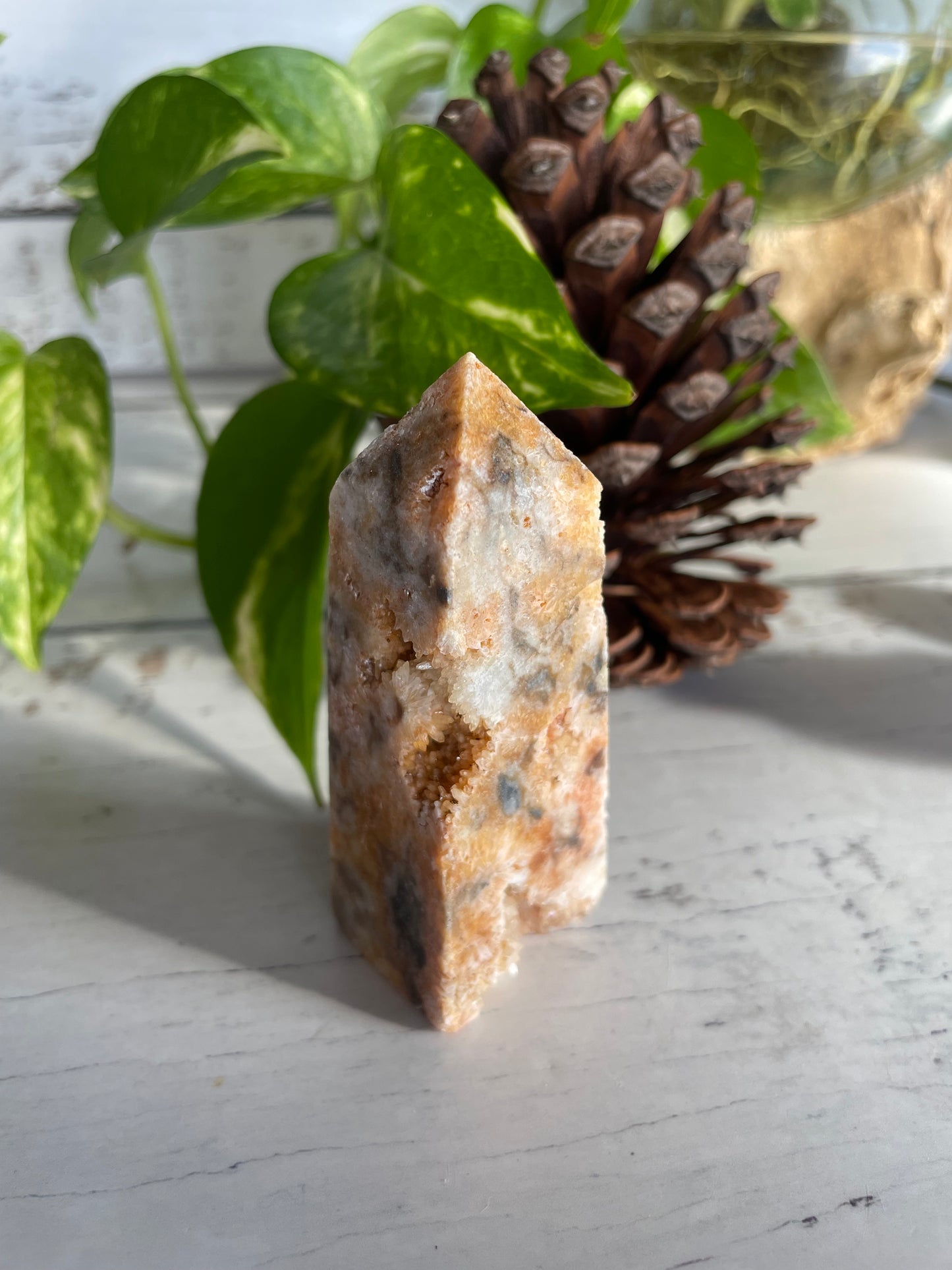 Crazy Lace Agate Obelisk