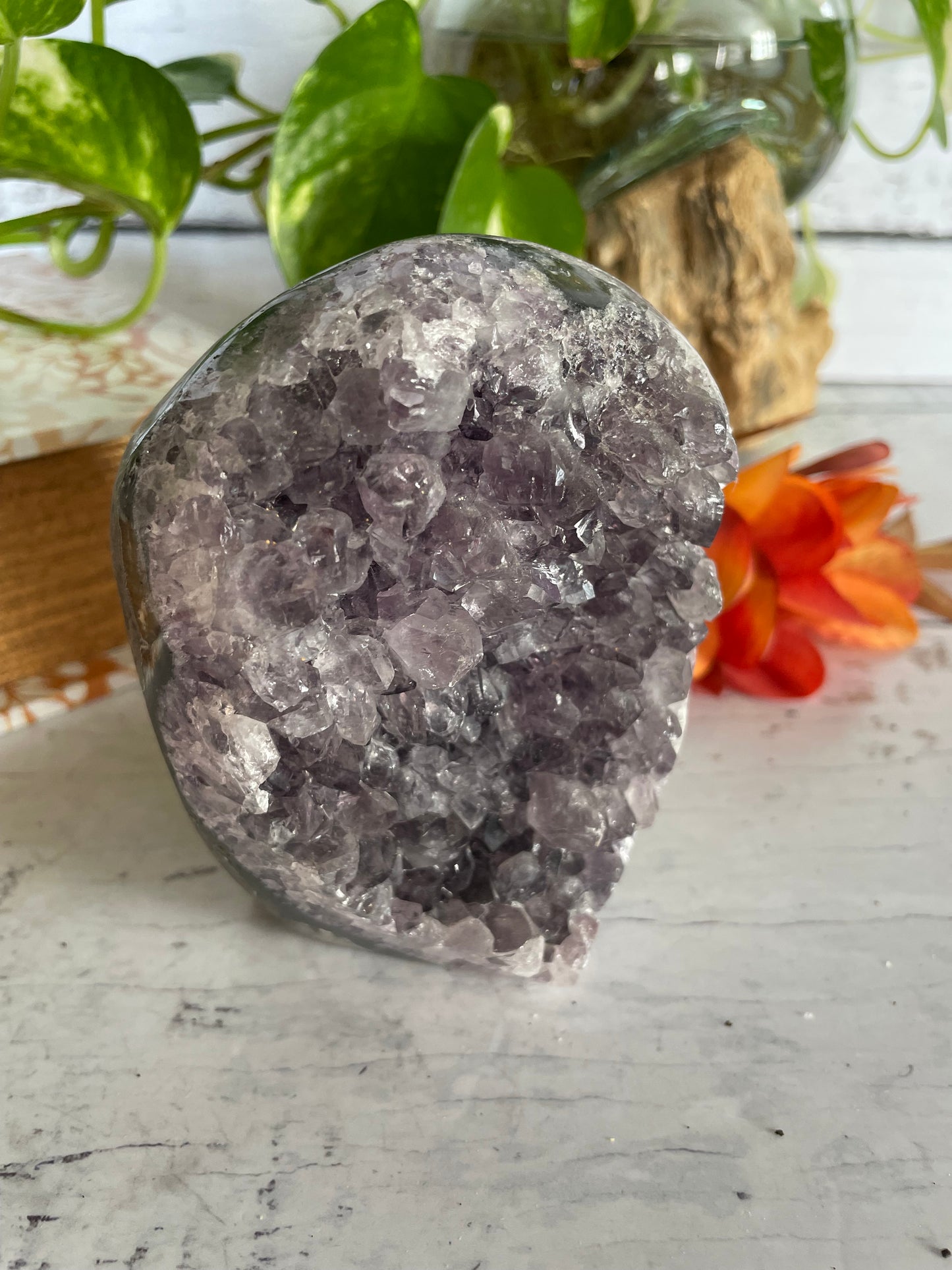 Amethyst Standing Cluster