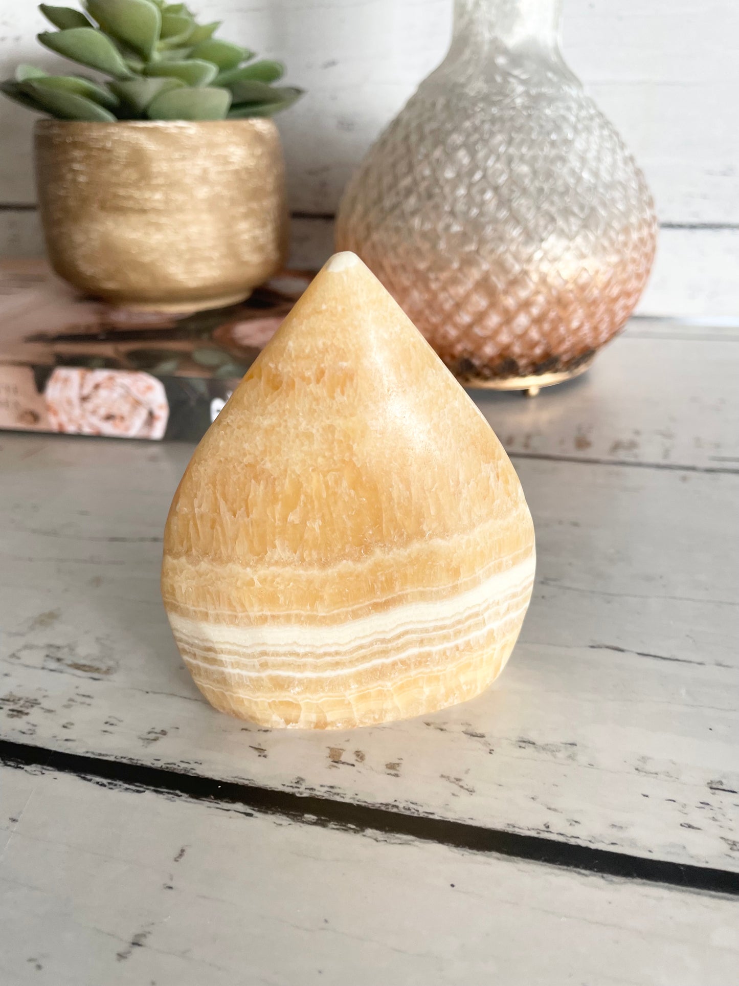 Orange Calcite Dome