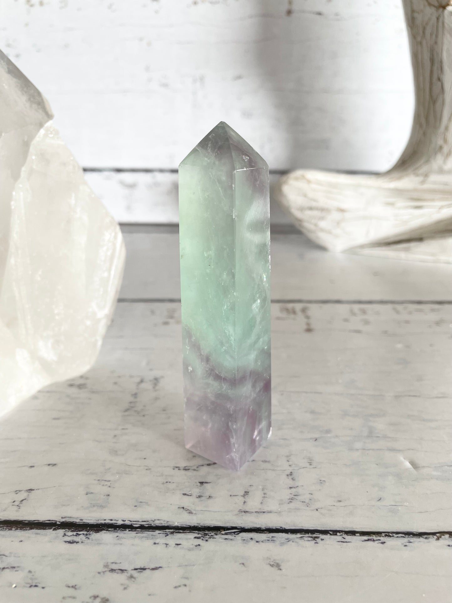 Rainbow Fluorite Obelisk