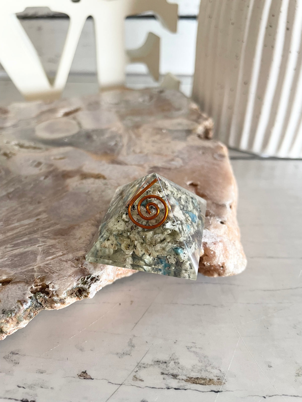 Orgone pyramid ~ K2 Jasper