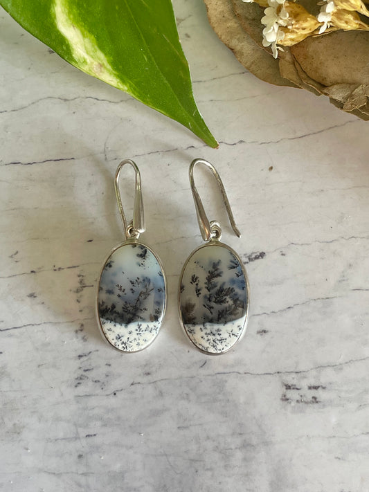 Dendritic Agate Silver ~ Serene