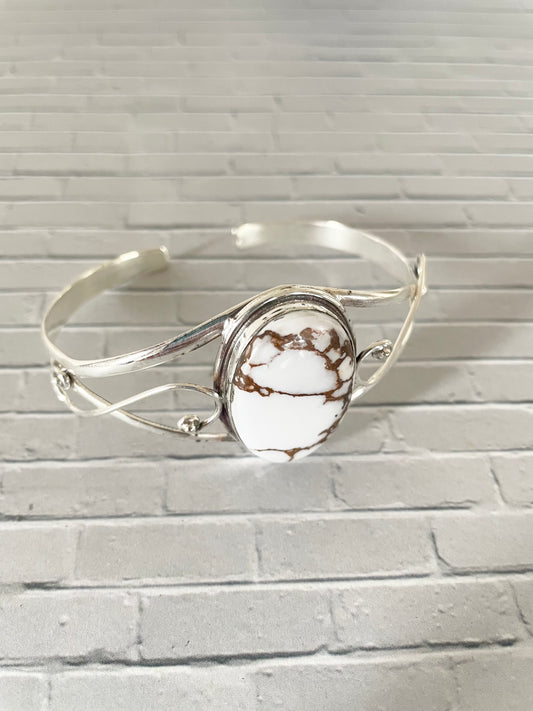 Wild Horse silver cuff