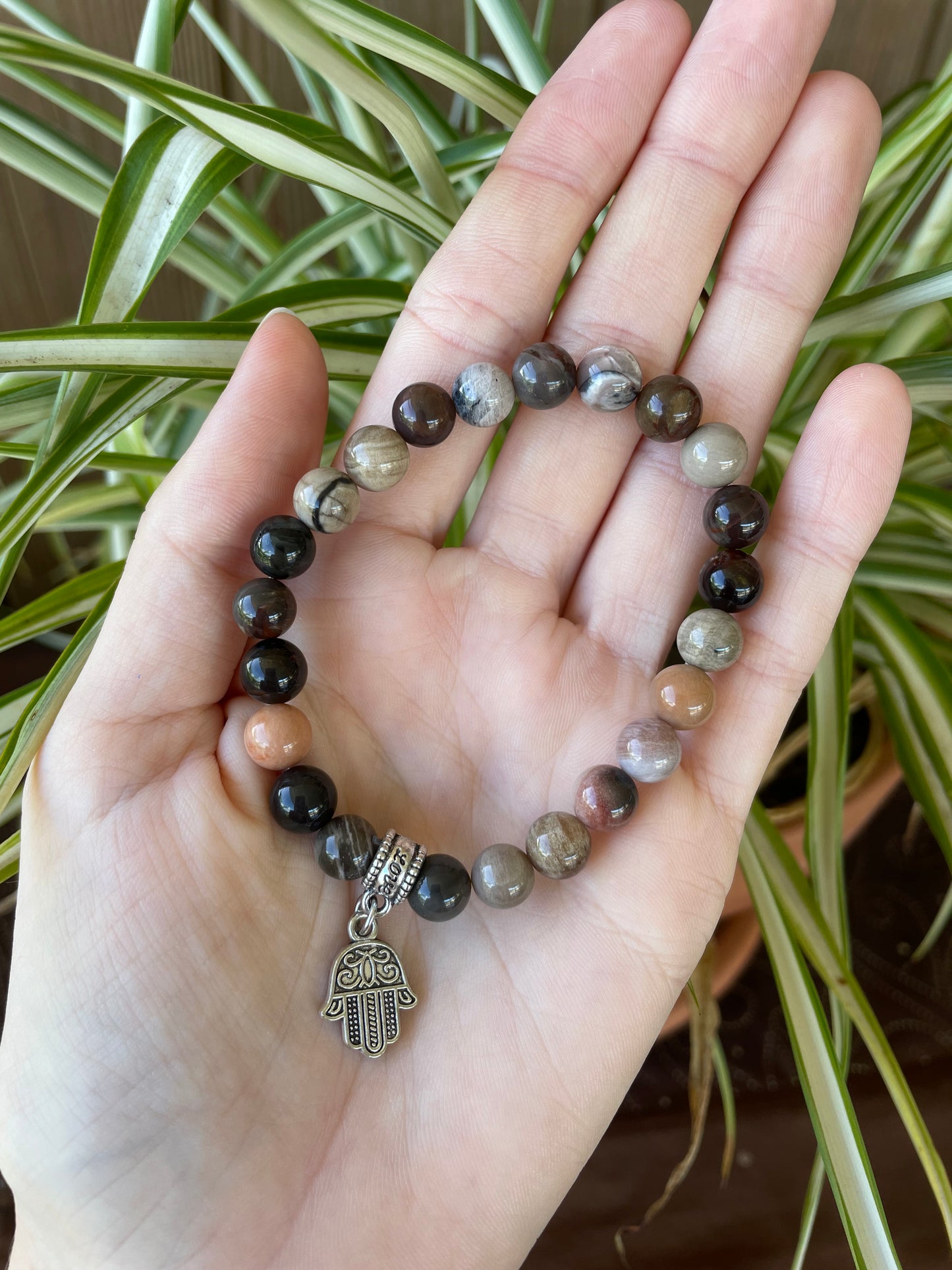 Petrified Wood Healing Bracelet ~ Guardian