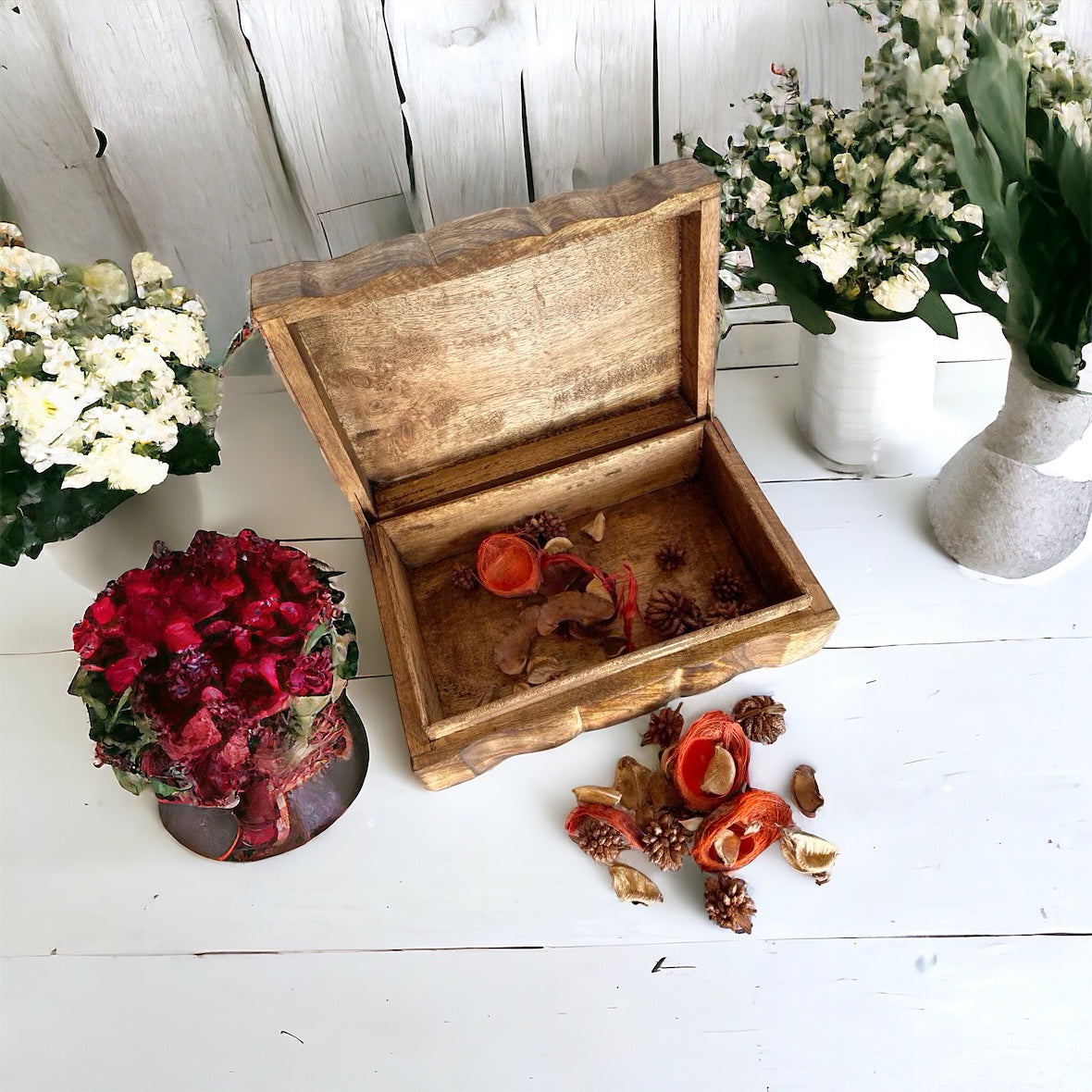 Wooden Trinket Box ~ Tree of Life