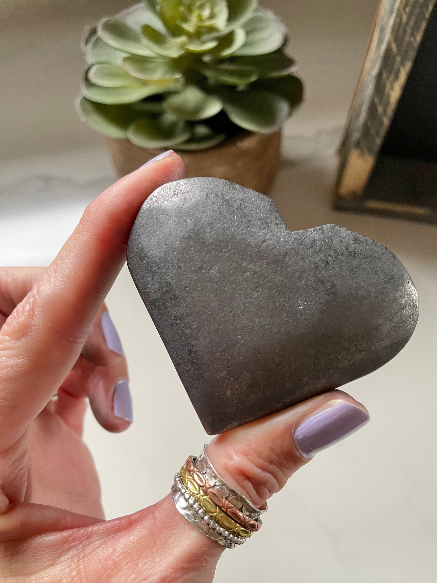 Shungite Heart