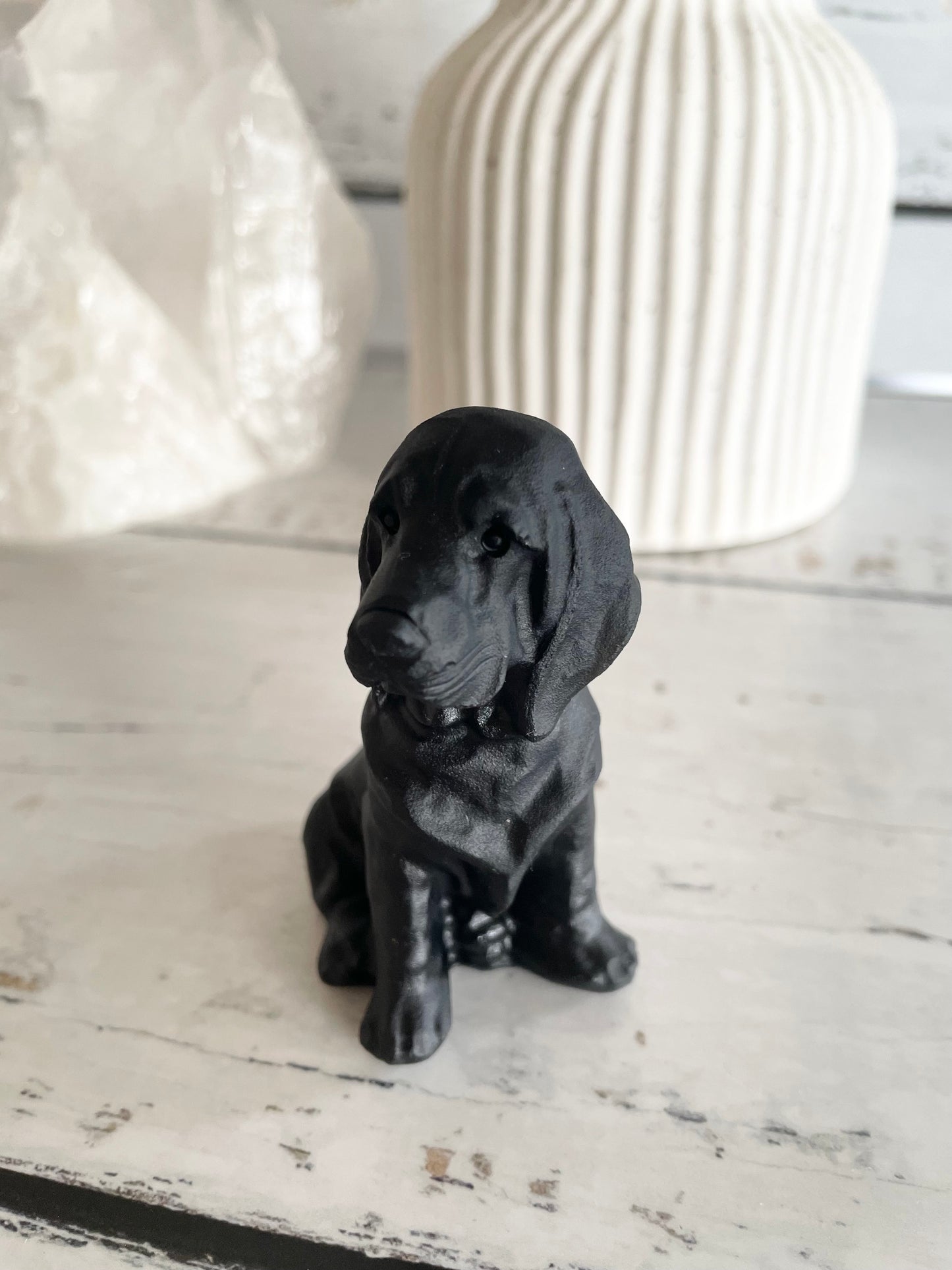 Black Obsidian Dog ~ (tail wagger)