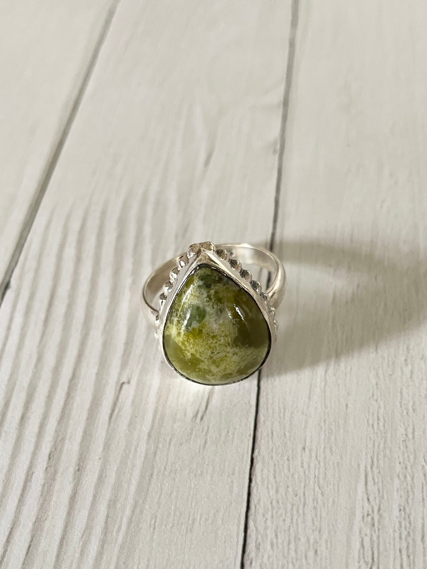 Lizardite Ring ~ Size 8.5
