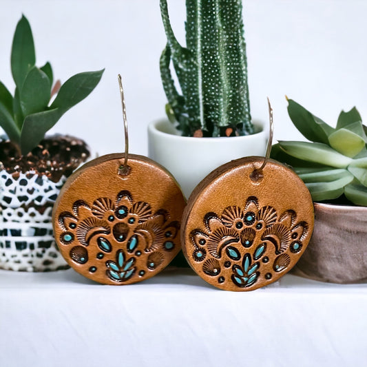 Leather Earrings ~ Wild Spirit