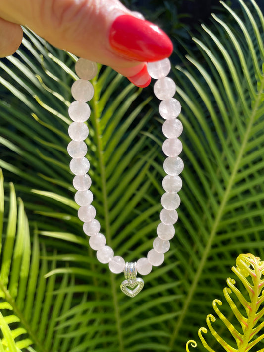 Rose Quartz Healing Anklet