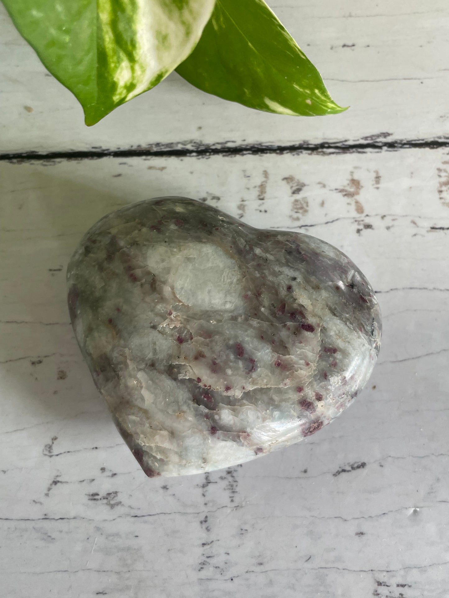 Rubellite Tourmaline Heart