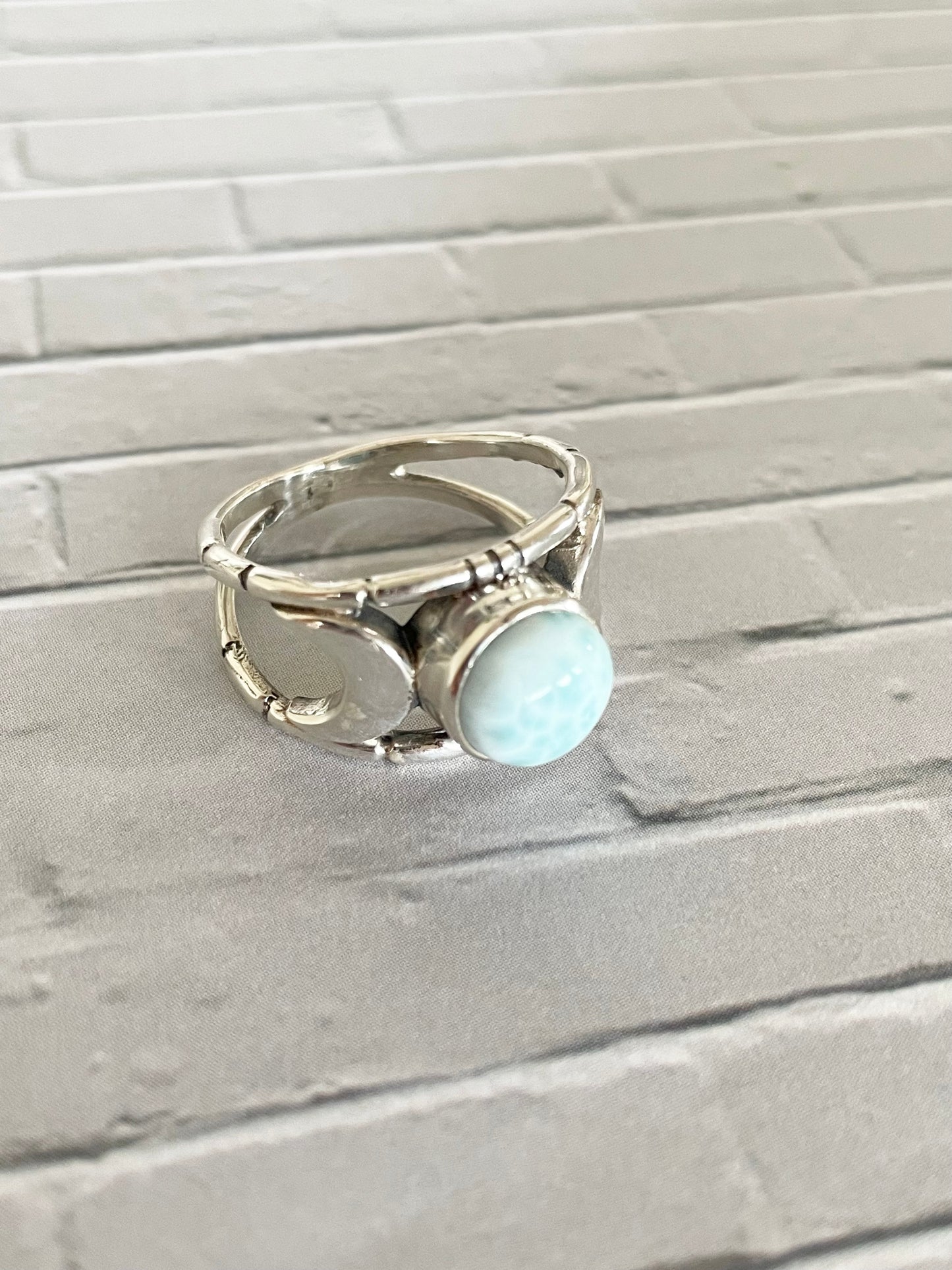 Larimar Ring ~ size 7