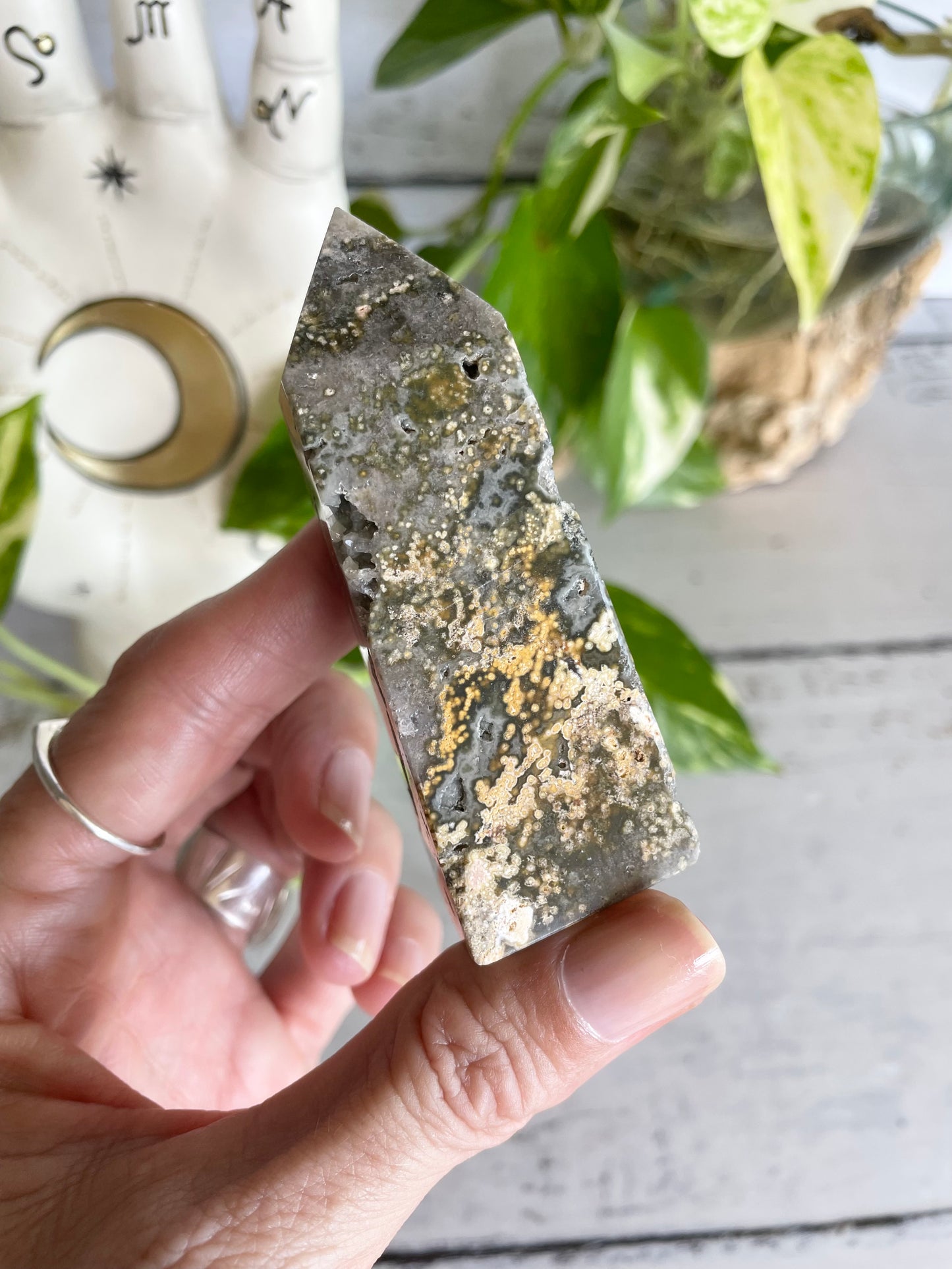 Ocean Jasper Obelisk