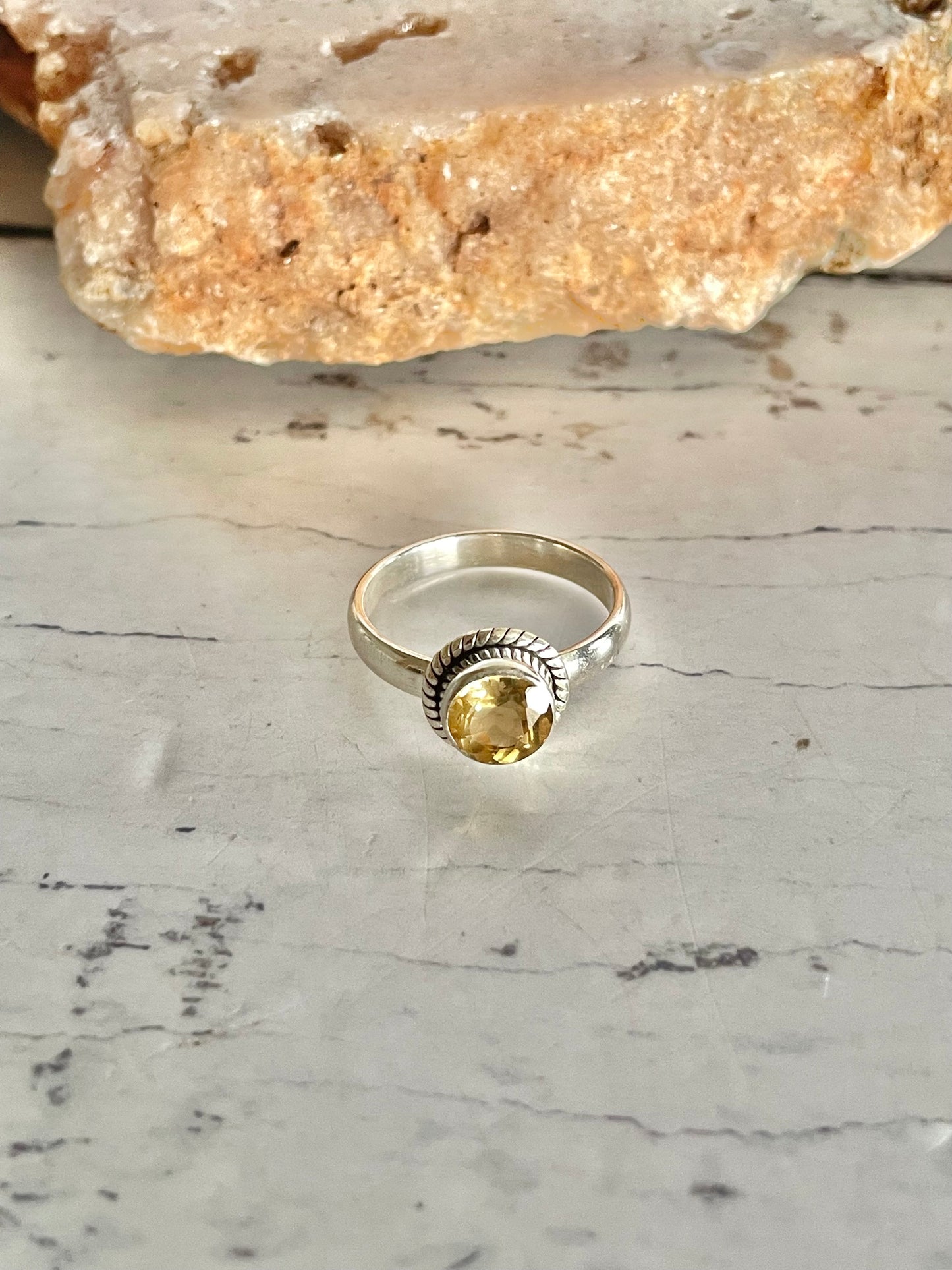 Citrine Ring ~ size 8