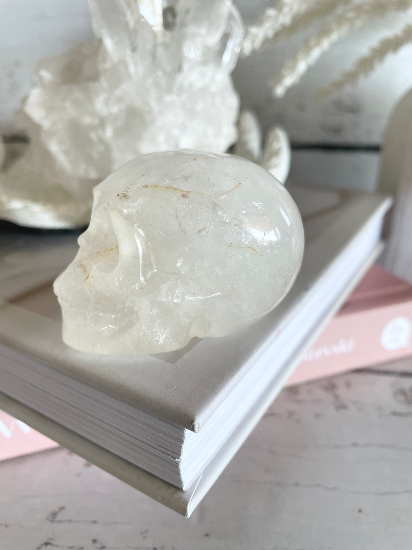 Clear Quartz Skull