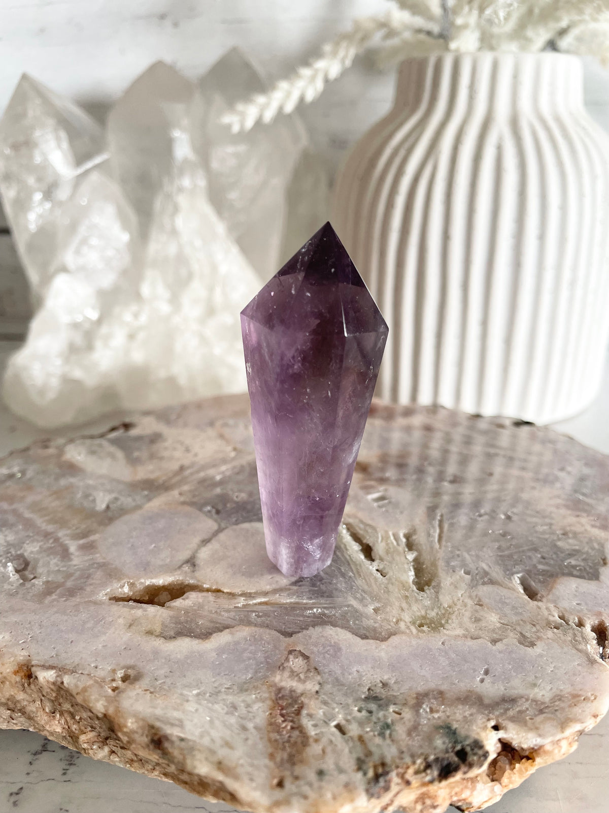 Amethyst Torch/Point