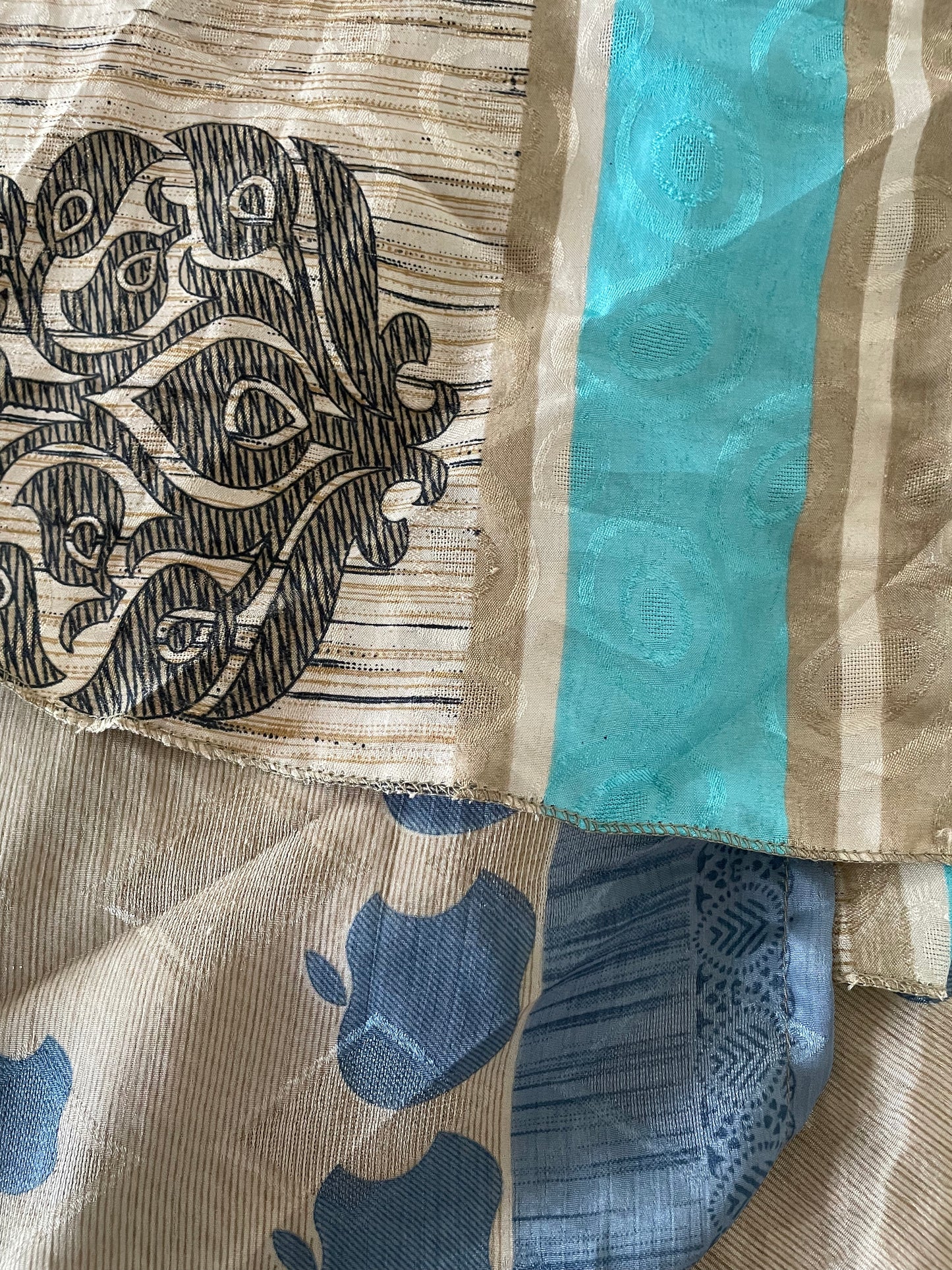 Upcycled Sari Skirt 12