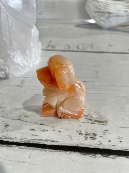 Orange Aventurine Dog