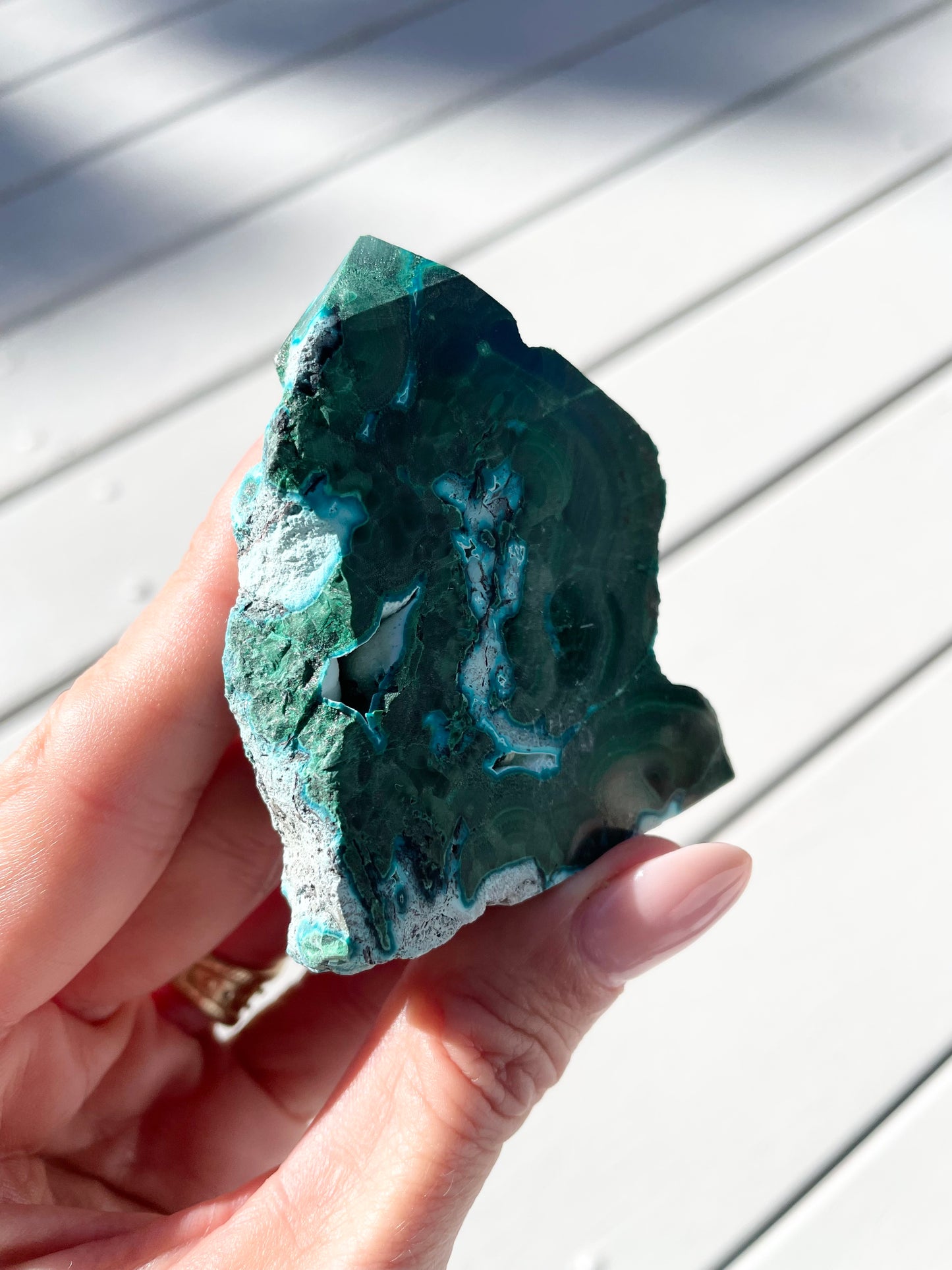 Chrysocolla Malachite Freeform